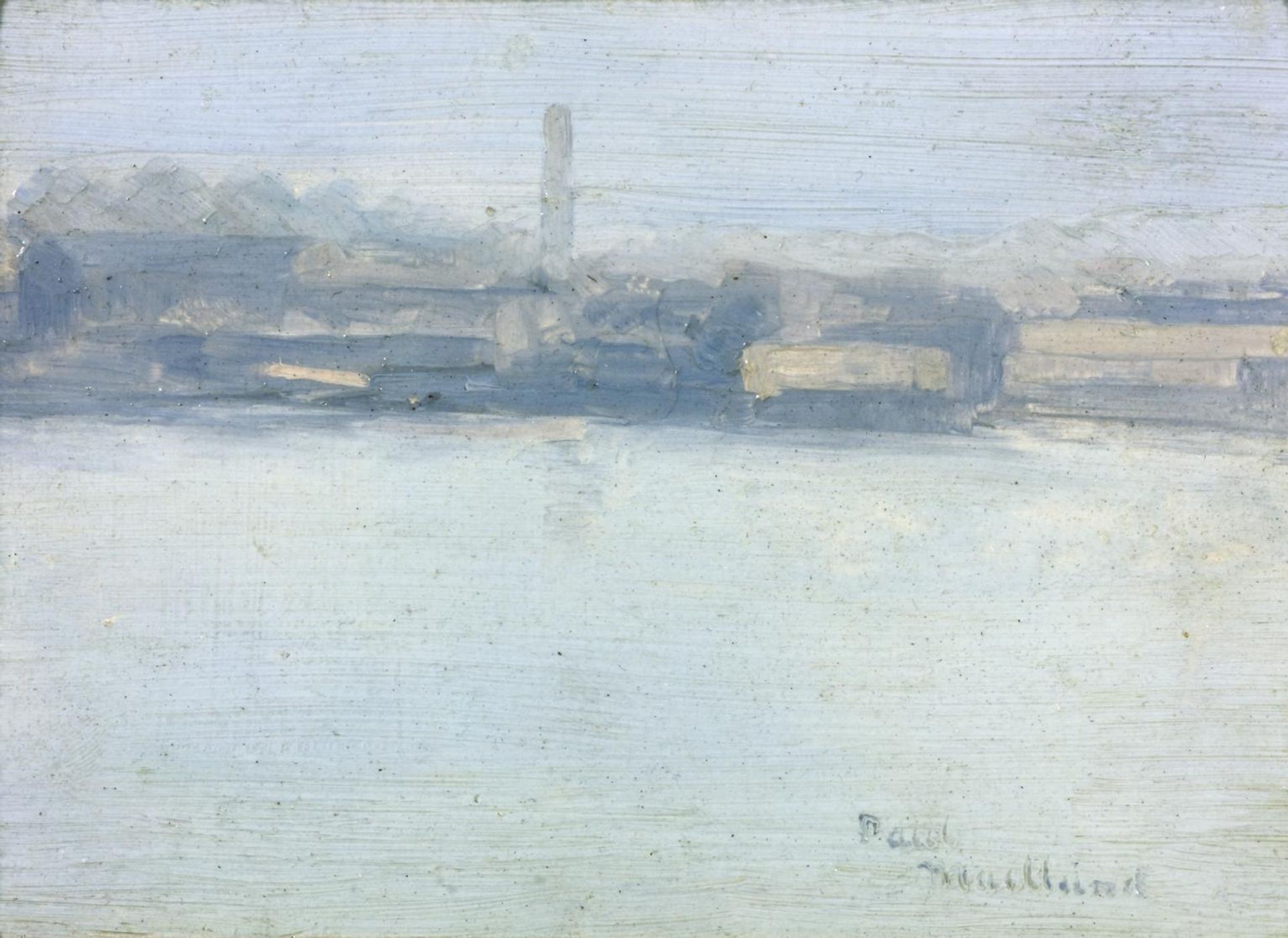 Warehouse Across the River by  Paul Maitland