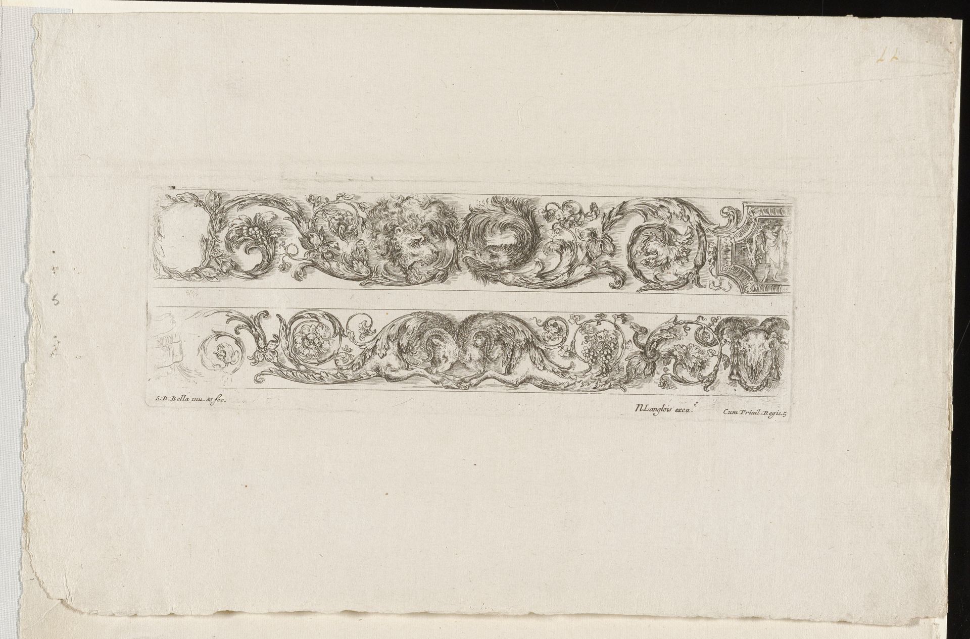 Plate 5 by Stefano della Bella