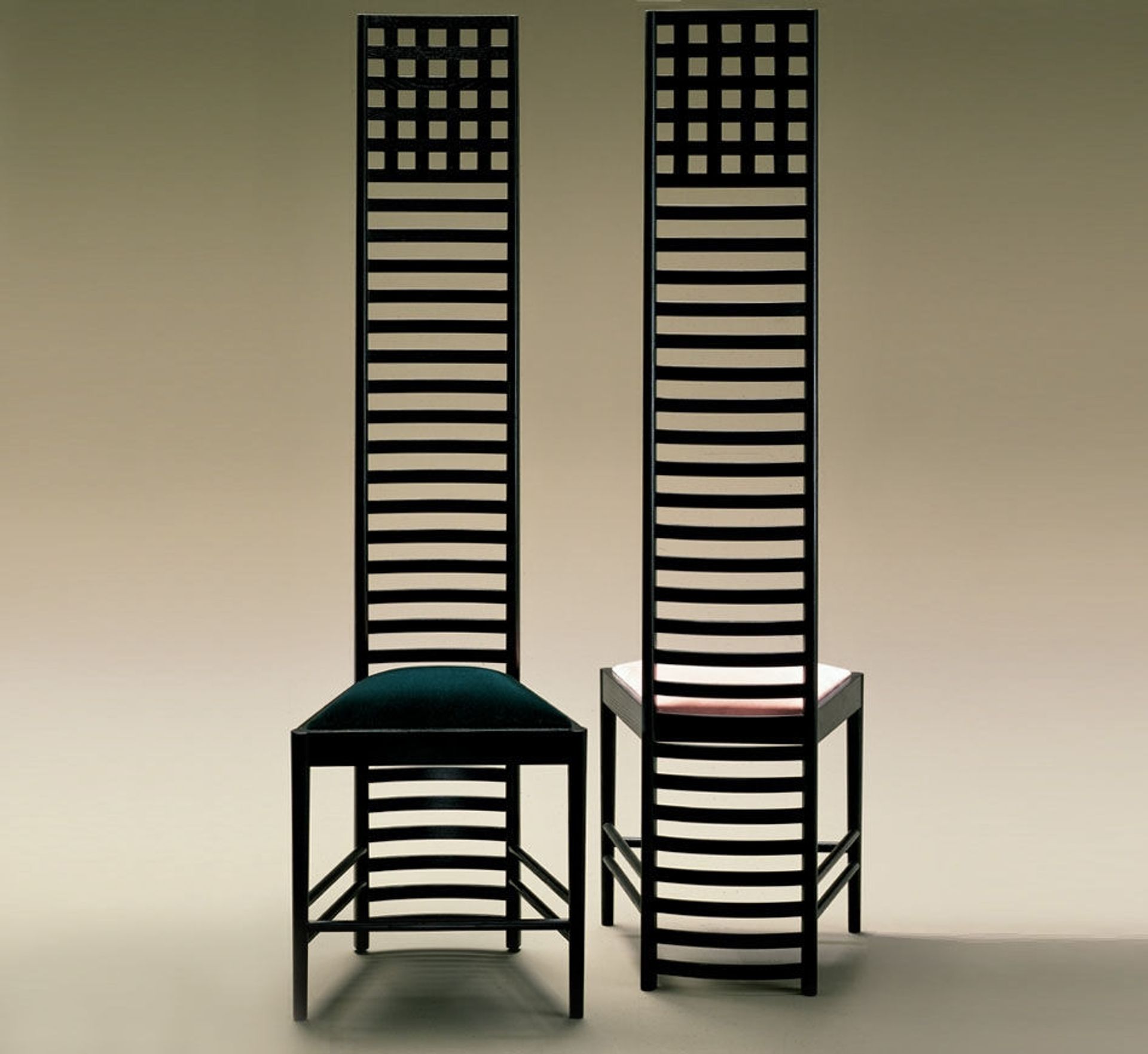 Chair design by Charles Rennie Mackintosh