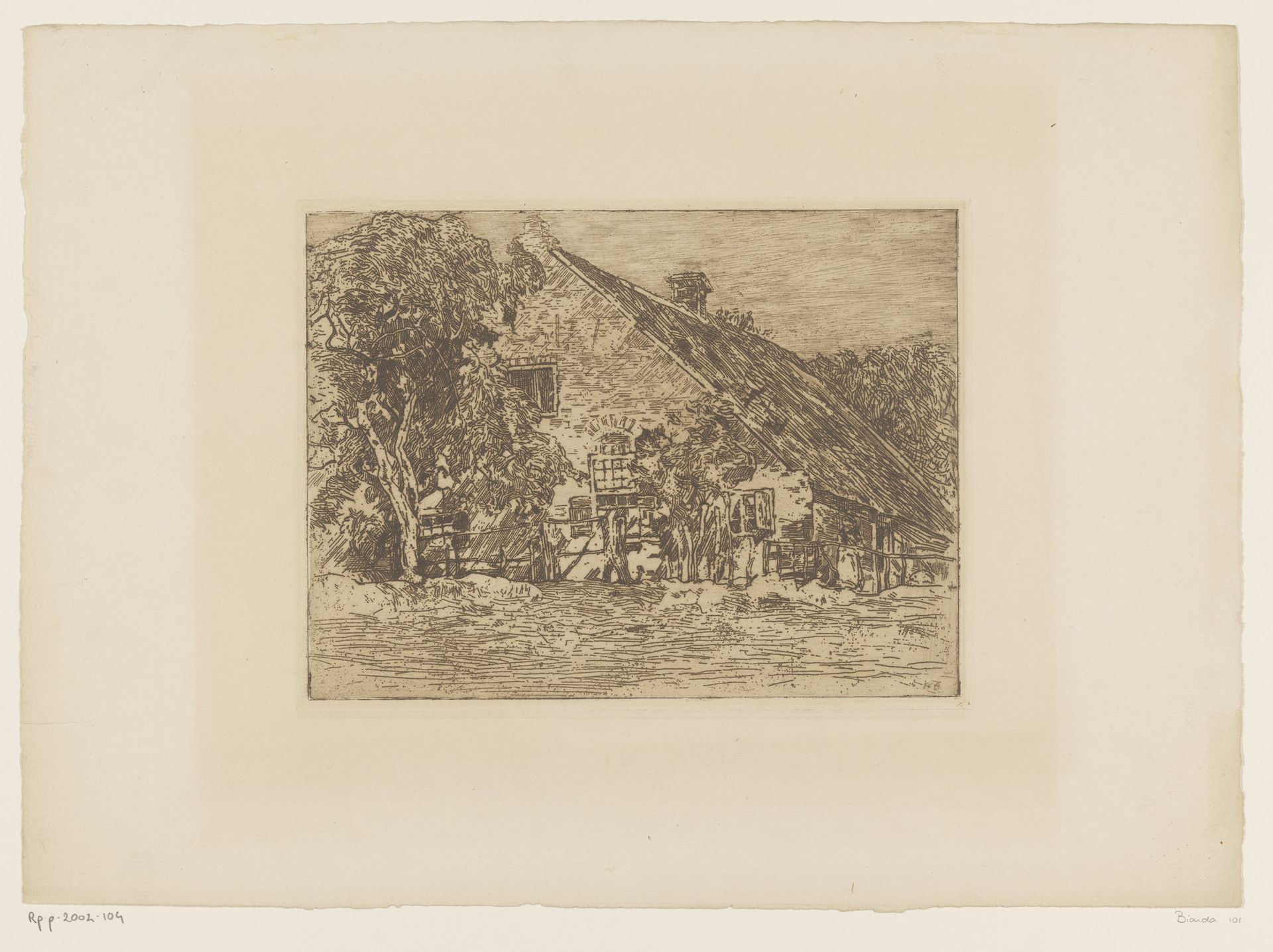 Boerenwoning by Willem de Zwart