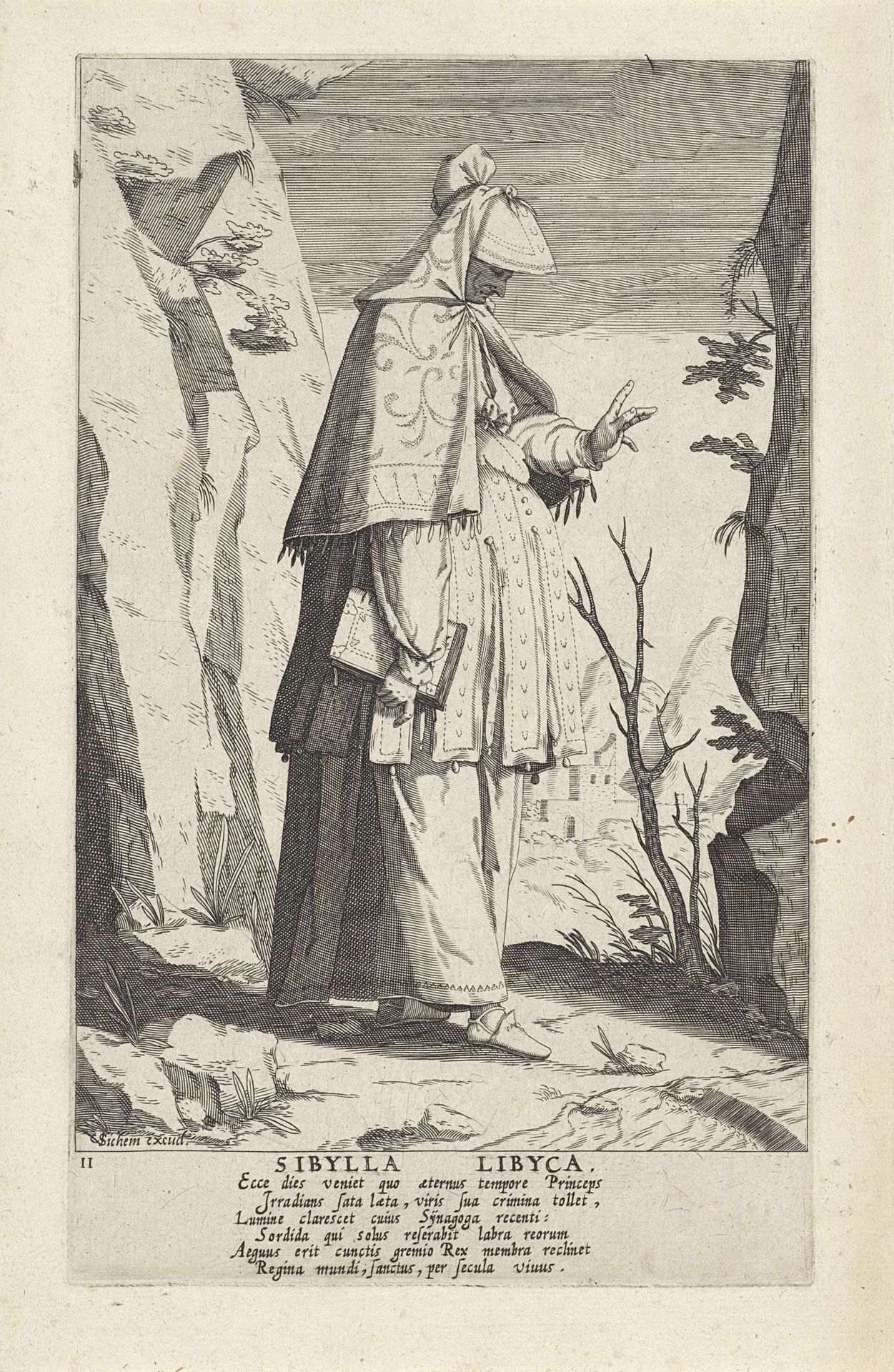 Libische Sibille by Christoffel van Sichem I