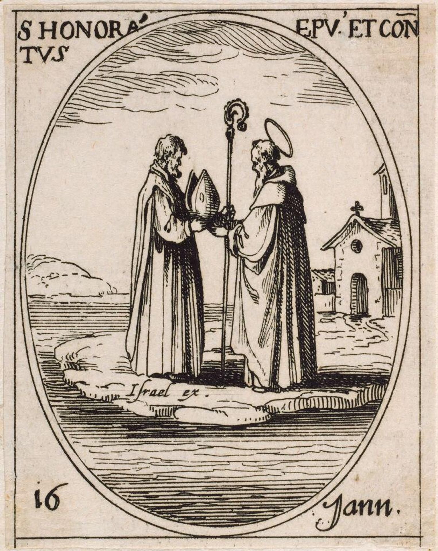 Saint Honoratus by Jacques Callot