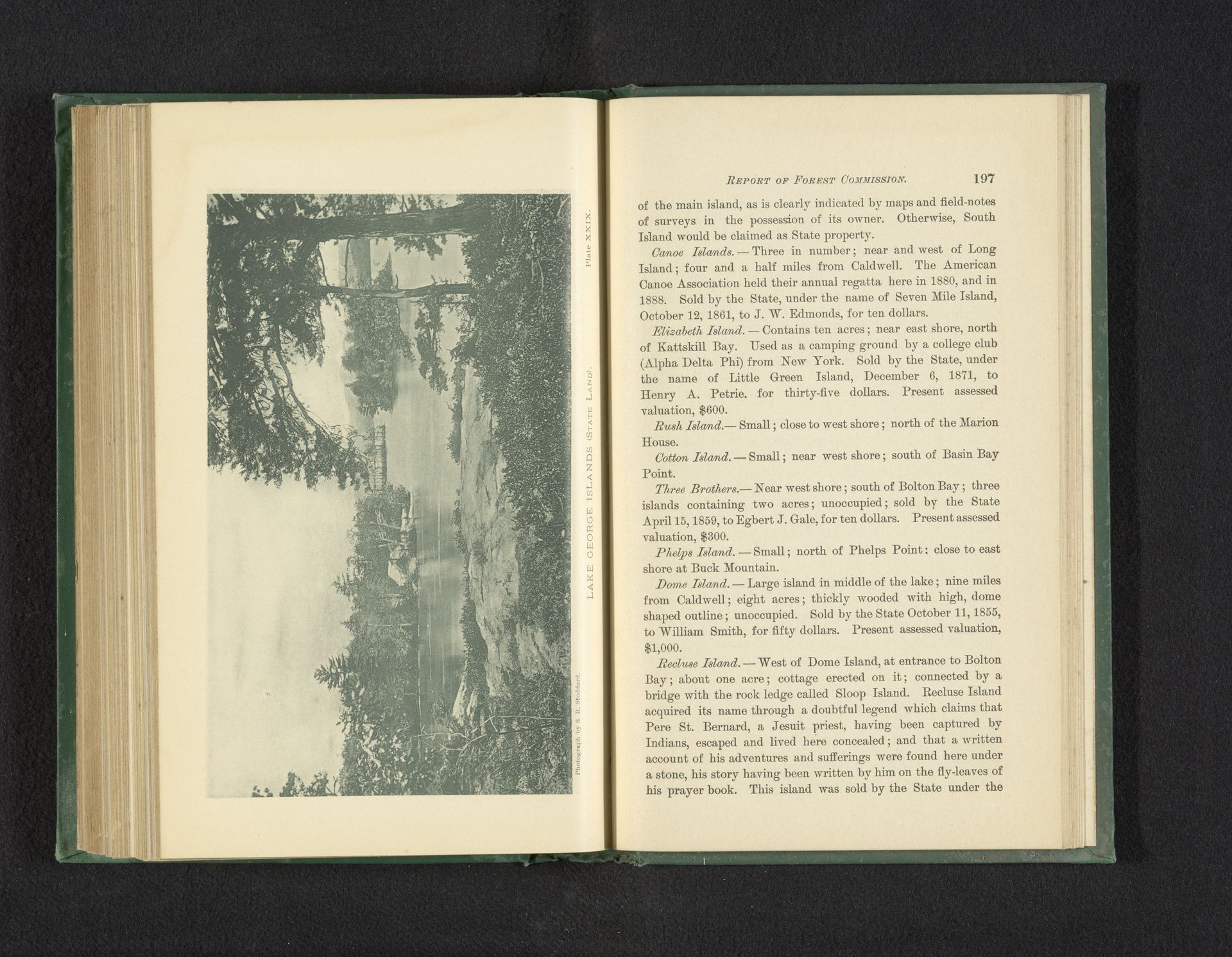 Lake George Islands (State land) by Seneca Ray Stoddard