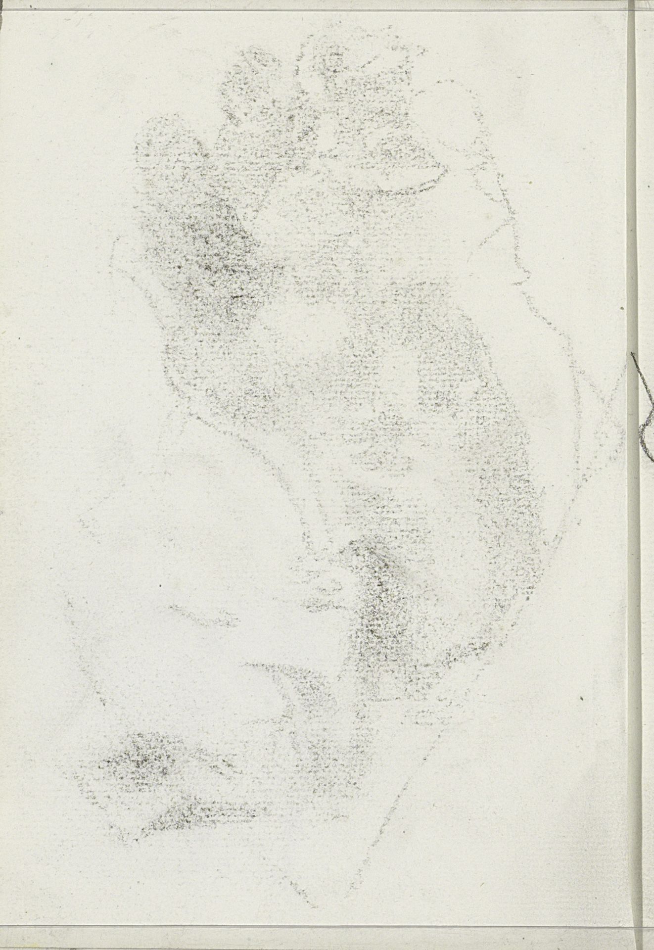 Abklatsch van de krijttekening op pagina 21 by Isaac Israels