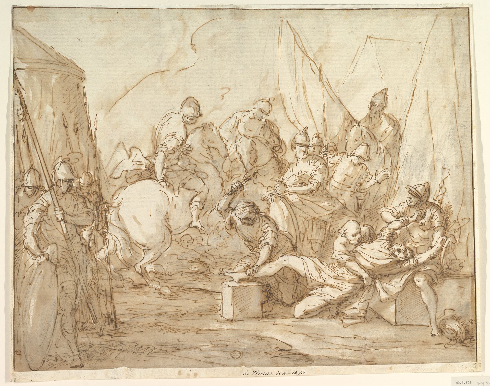 Scene from Ancient History by Giuseppe Piattoli