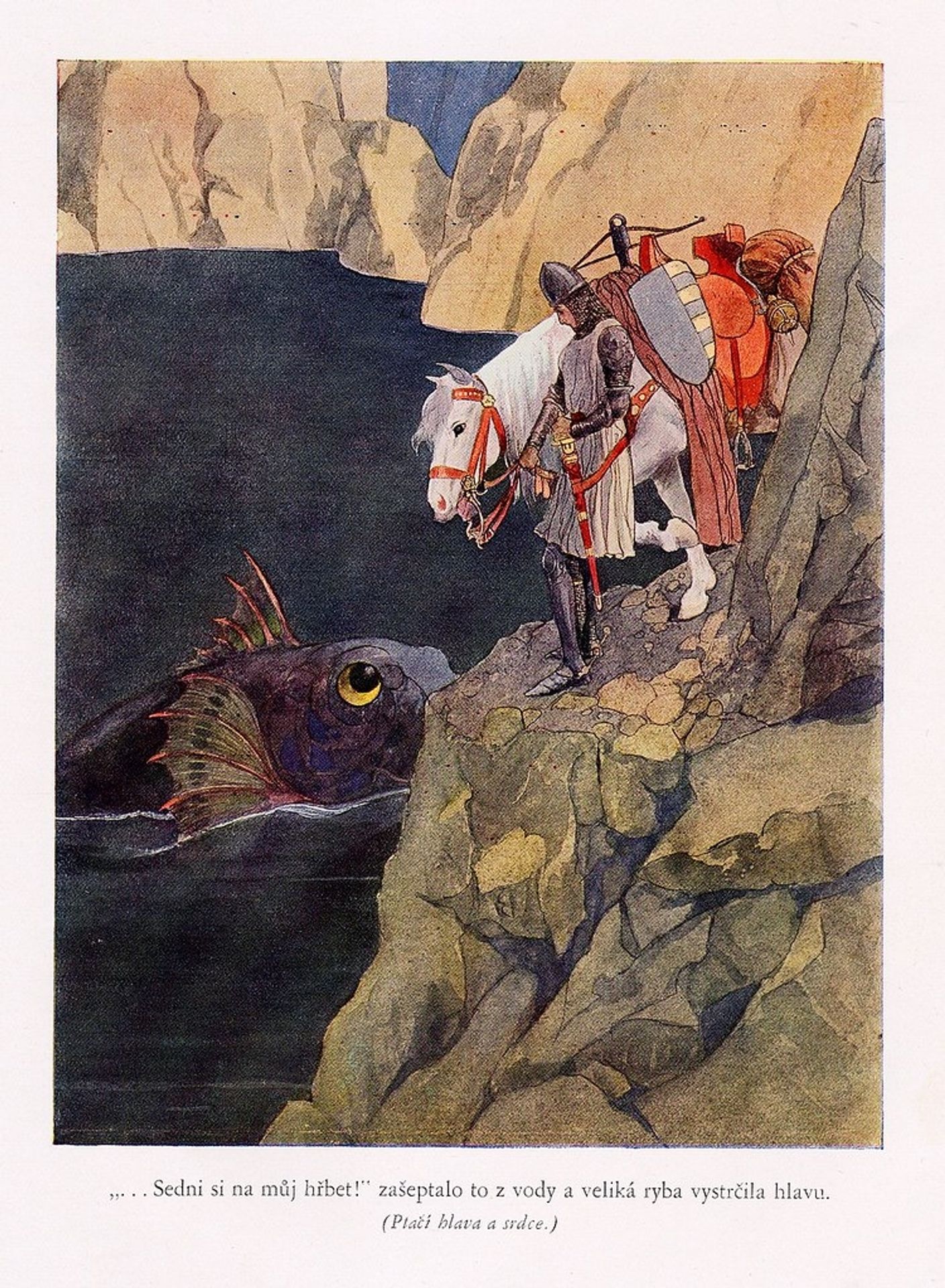 Illustration for Božena Němcová's Fairy Tales by Artuš Scheiner