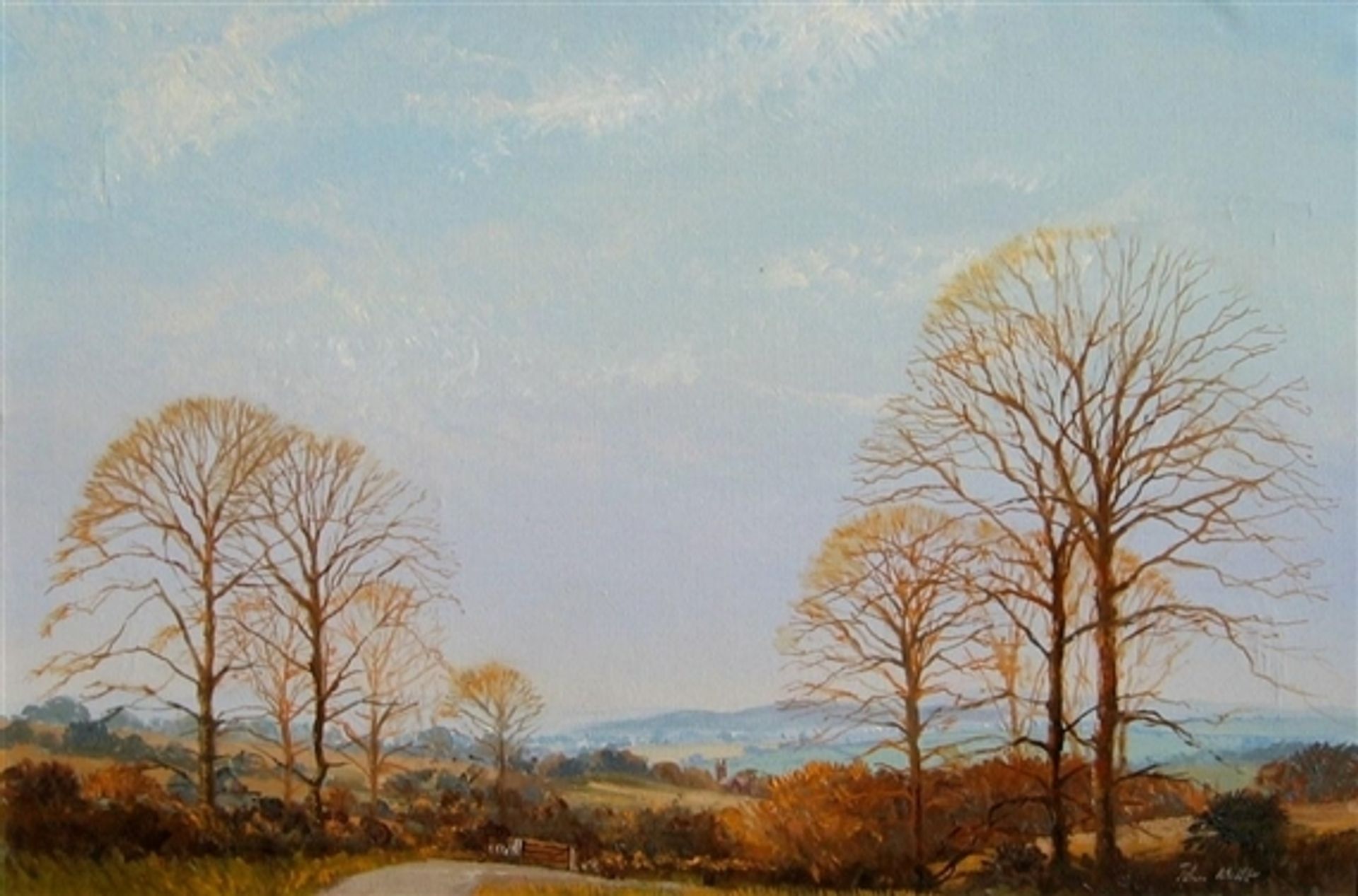 Autumn Trees by John Miller