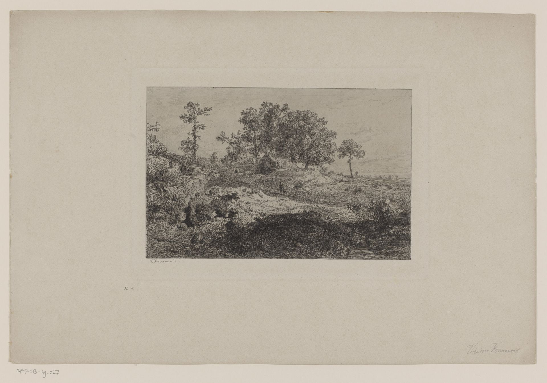 Landschap in de omgeving van de Ardennen by Théodore Fourmois