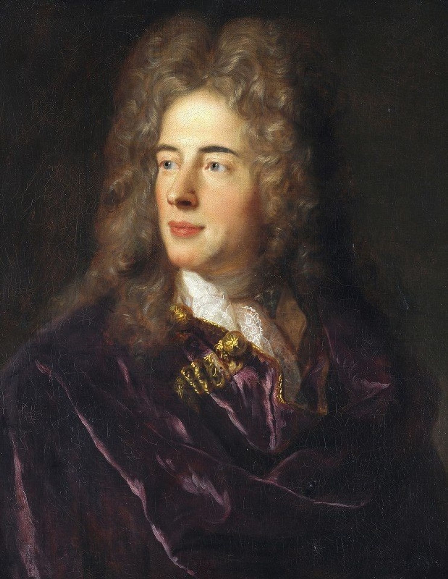 Portræt af miniaturemaler Jacques-Antoine Arlaud by Jean-François de Troy