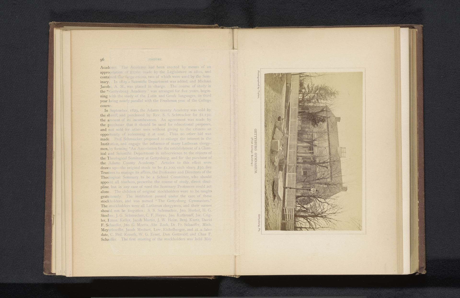 Gettysburg gymnasium by William H. Tipton