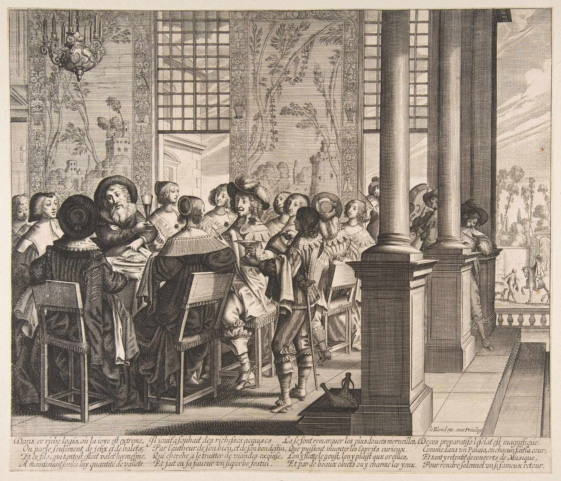 The Banquet for the Return of the Prodigal Son by Anonymous