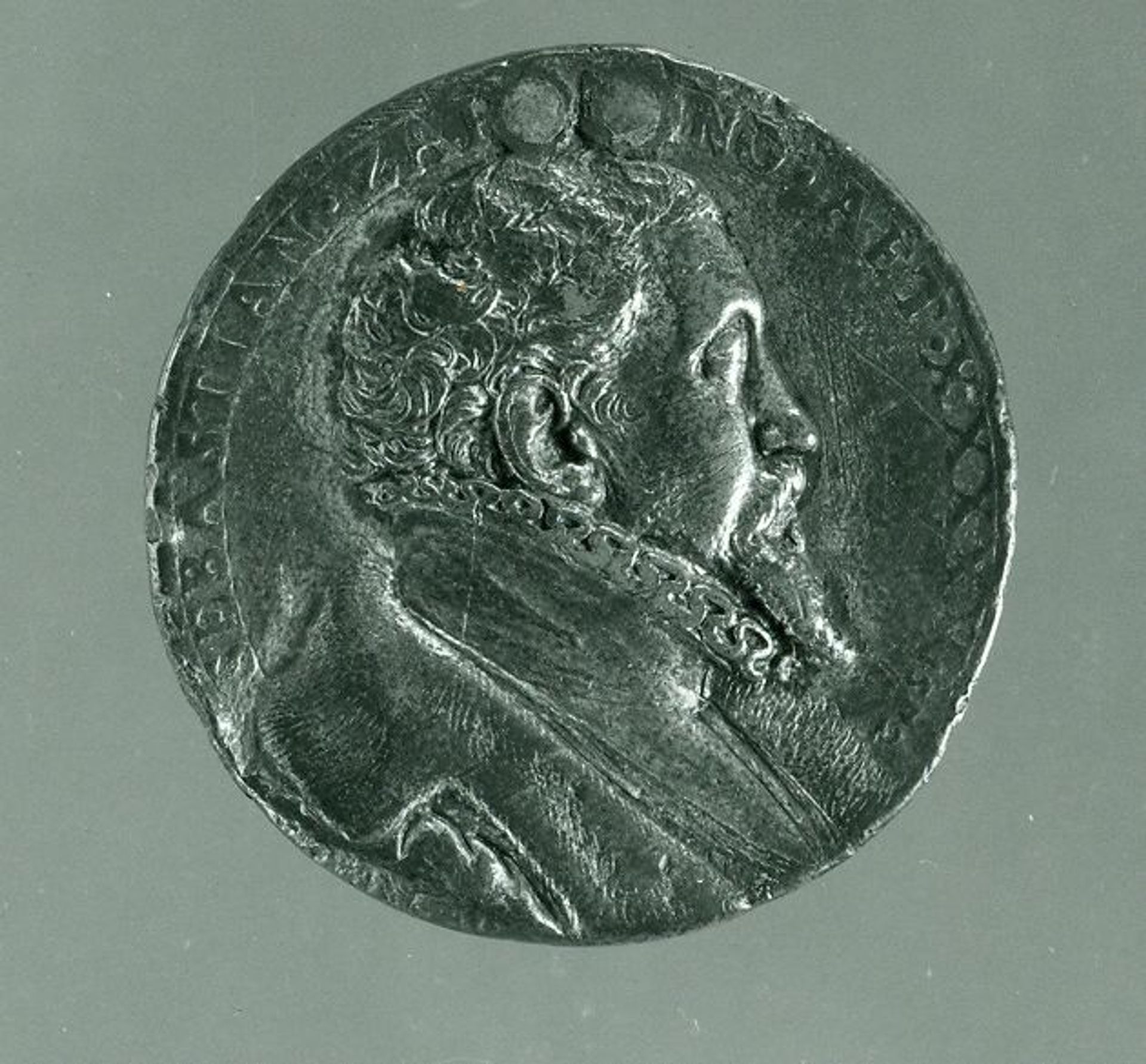 Medal:  Bust of Sebastian Zäh by Antonio Abondio