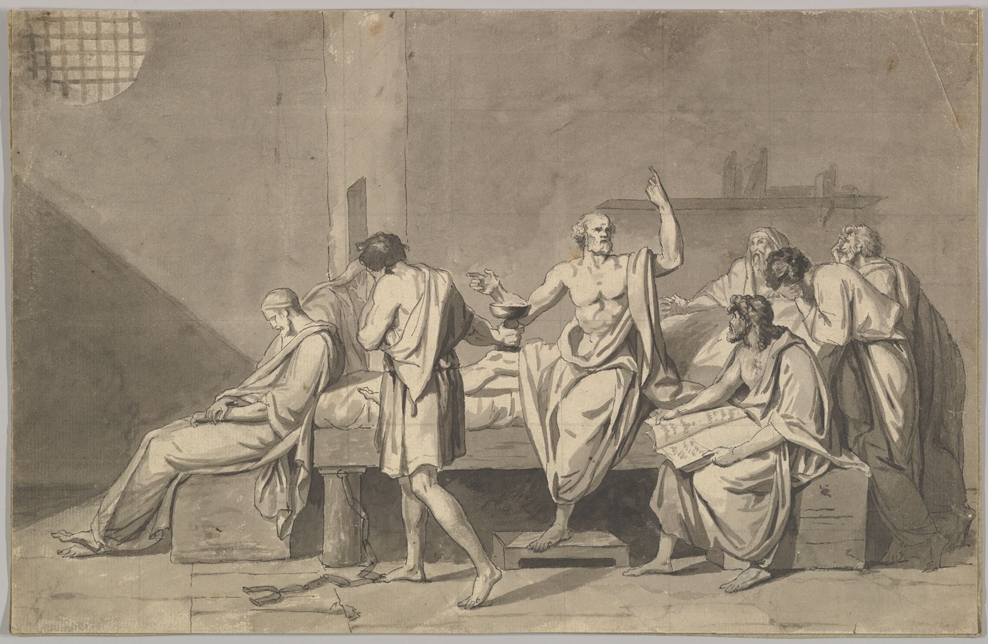 The Death of Socrates by Jacques Louis David