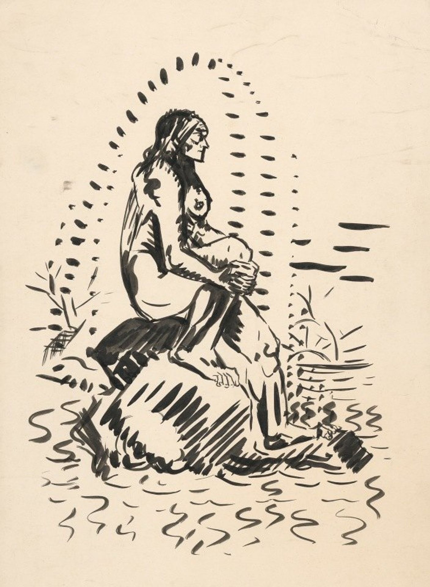 By the Water by Arnold Peter Weisz-Kubínčan