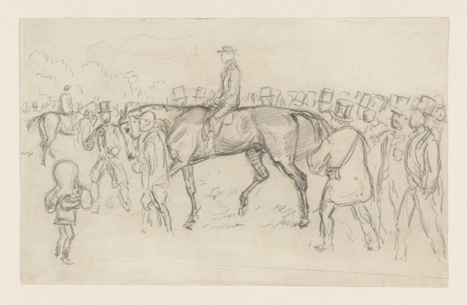 Leading in the Winner by John Leech