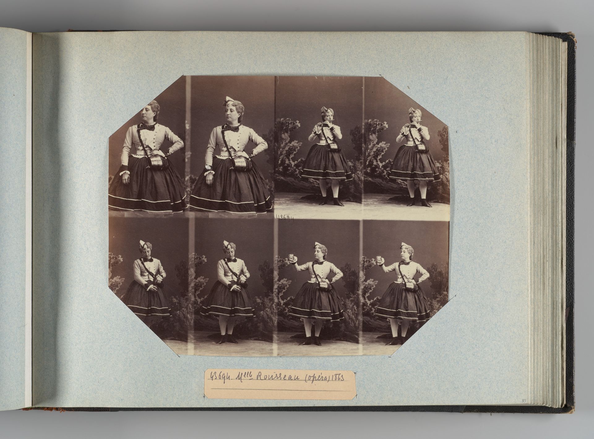 Mlle Rousseau by André-Adolphe-Eugène Disdéri