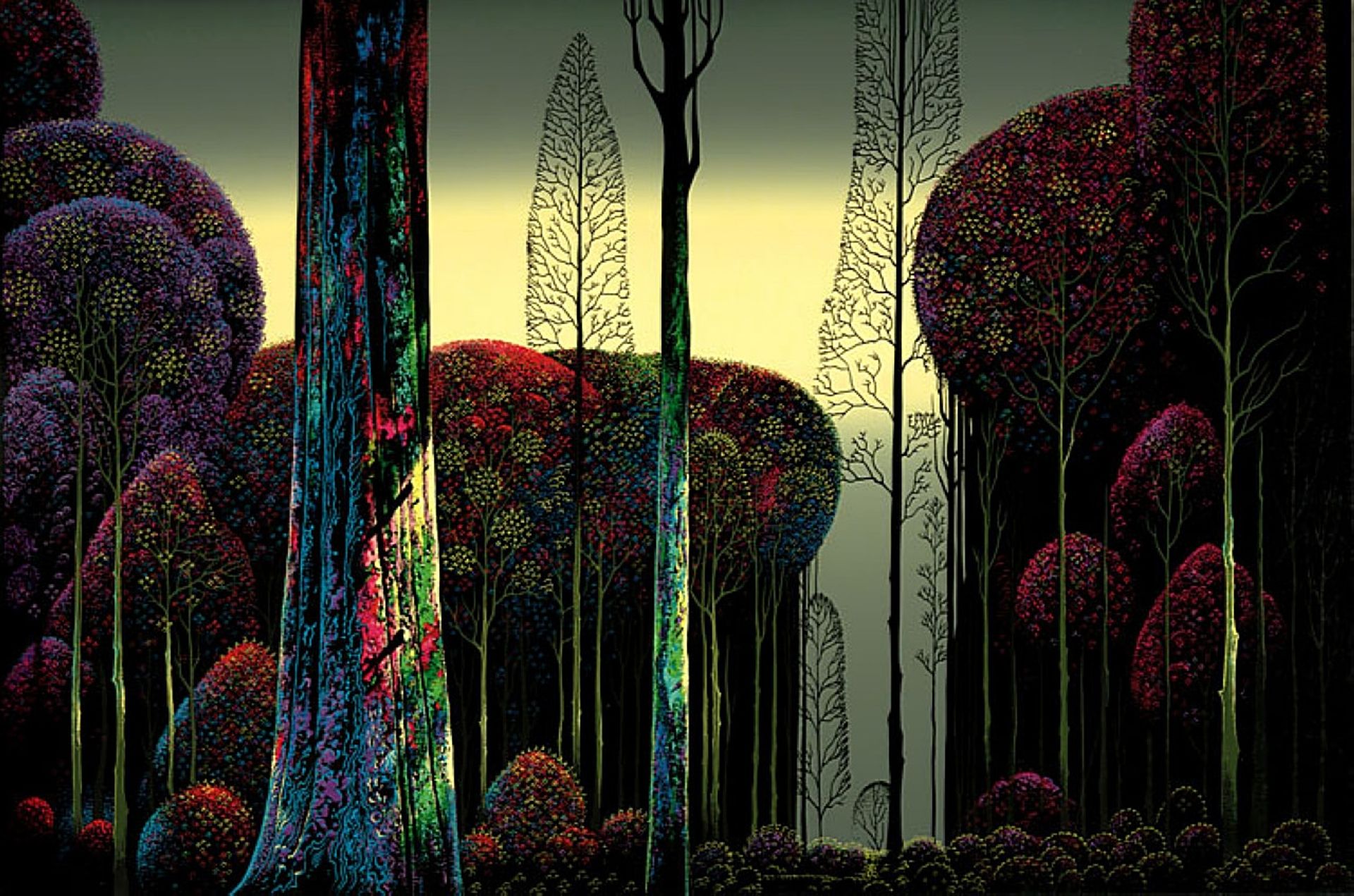 Gothic Forest by Eyvind Earle