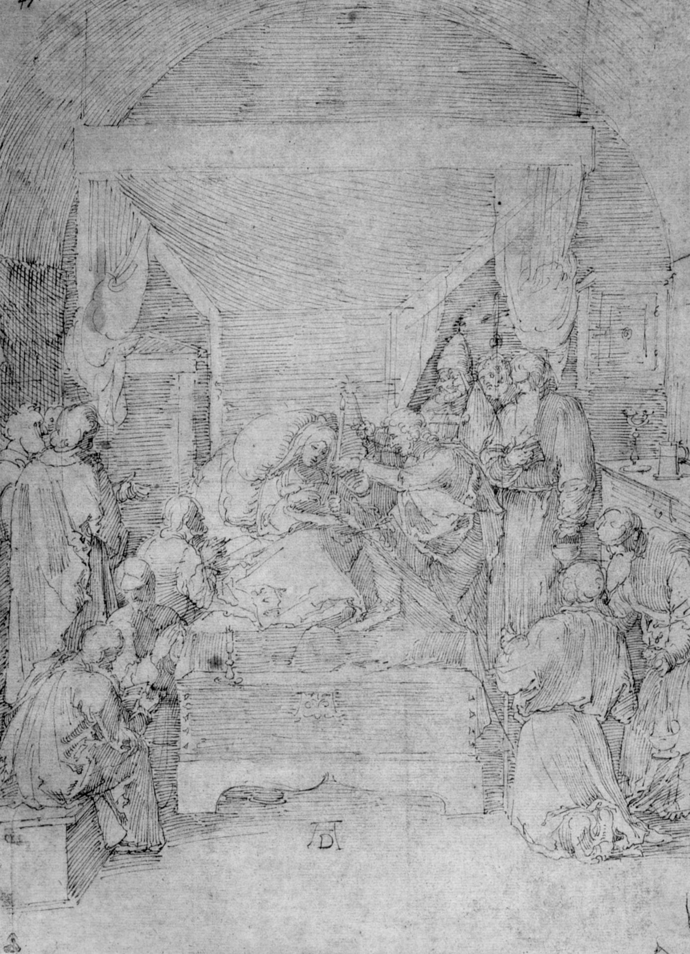 Death of the Virgin by Albrecht Durer