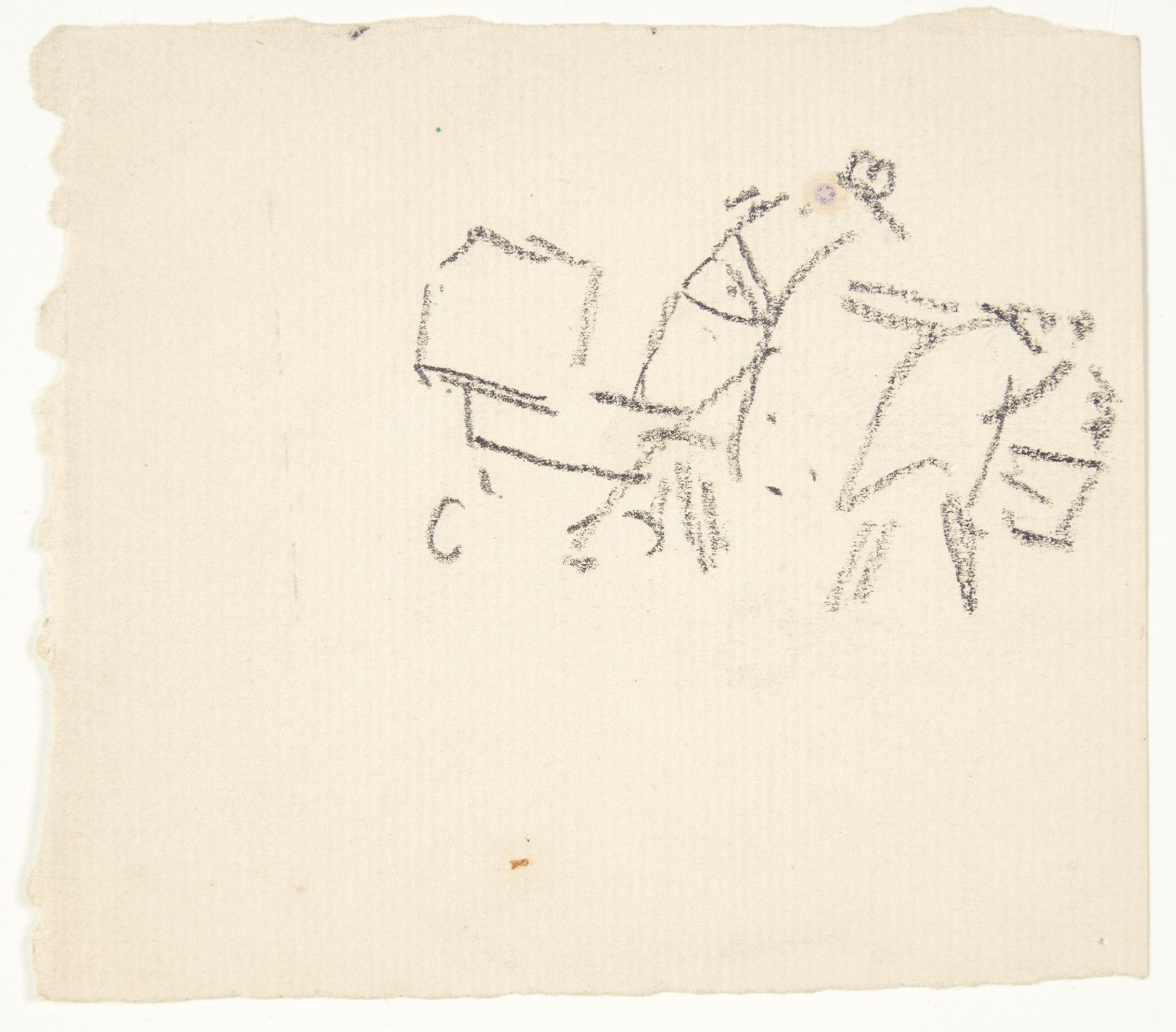 Figurstudier til Langelinje-billedet by Edvard Weie