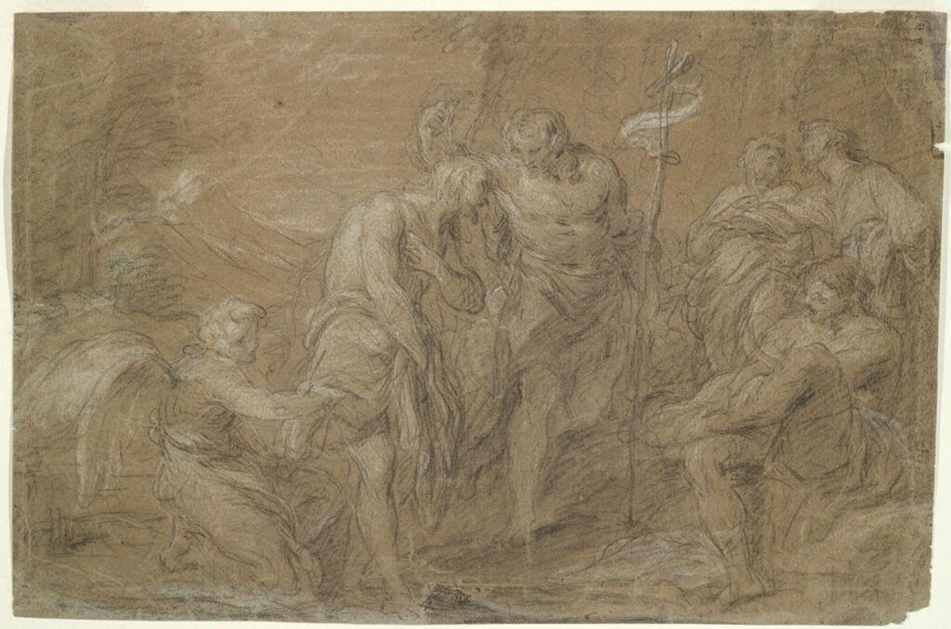 Baptism of Christ by FranÃ§ois Le Moyne