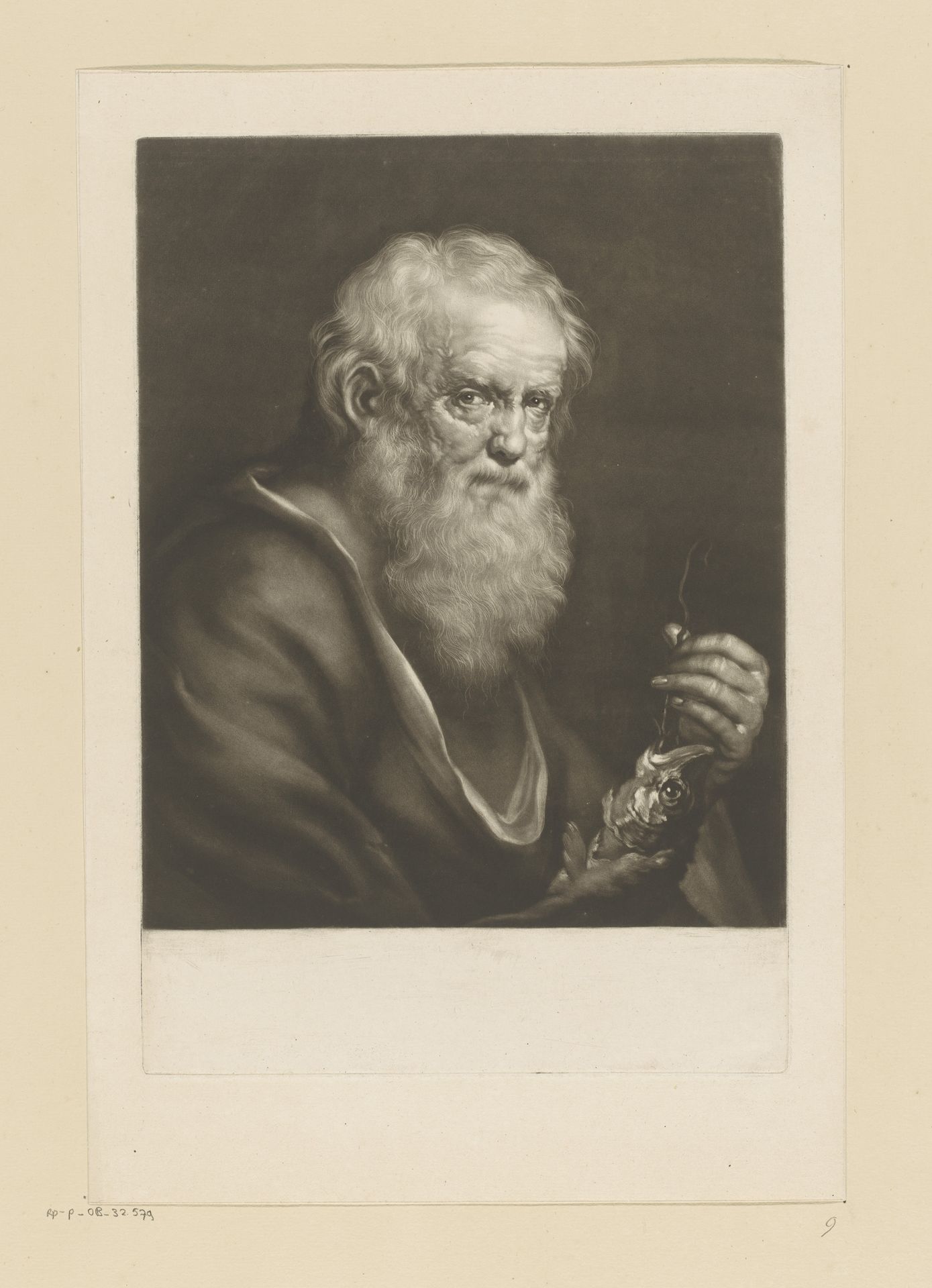 Petrus vindt een munt in de bek van een vis by James McArdell