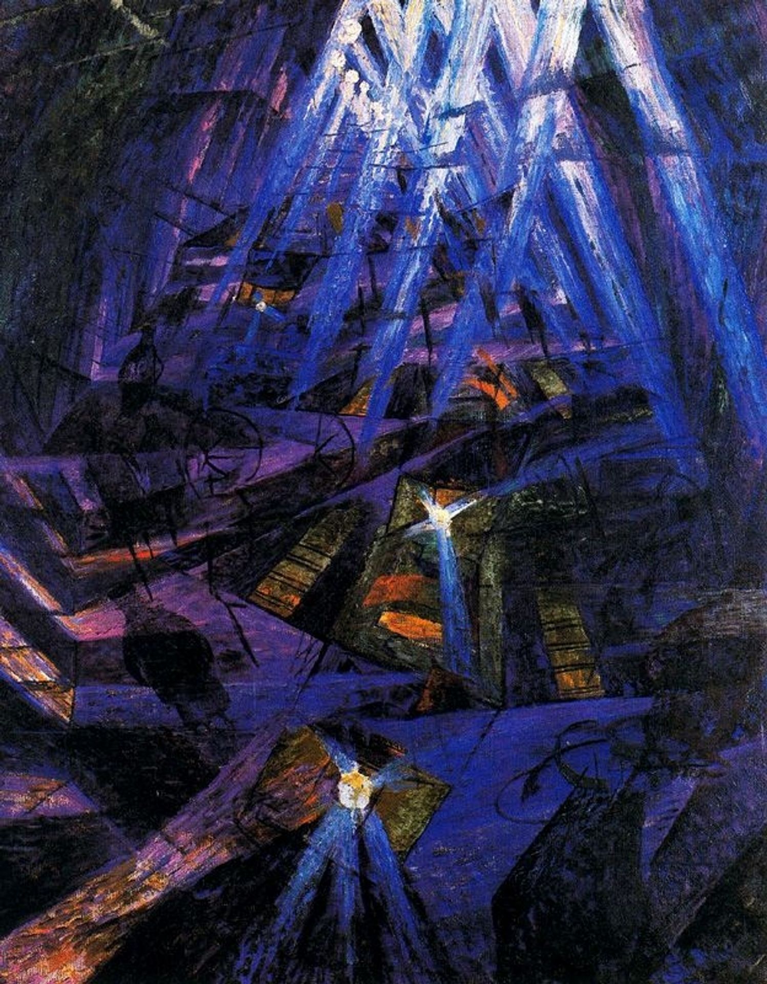 The Strengths of a Street by Umberto Boccioni