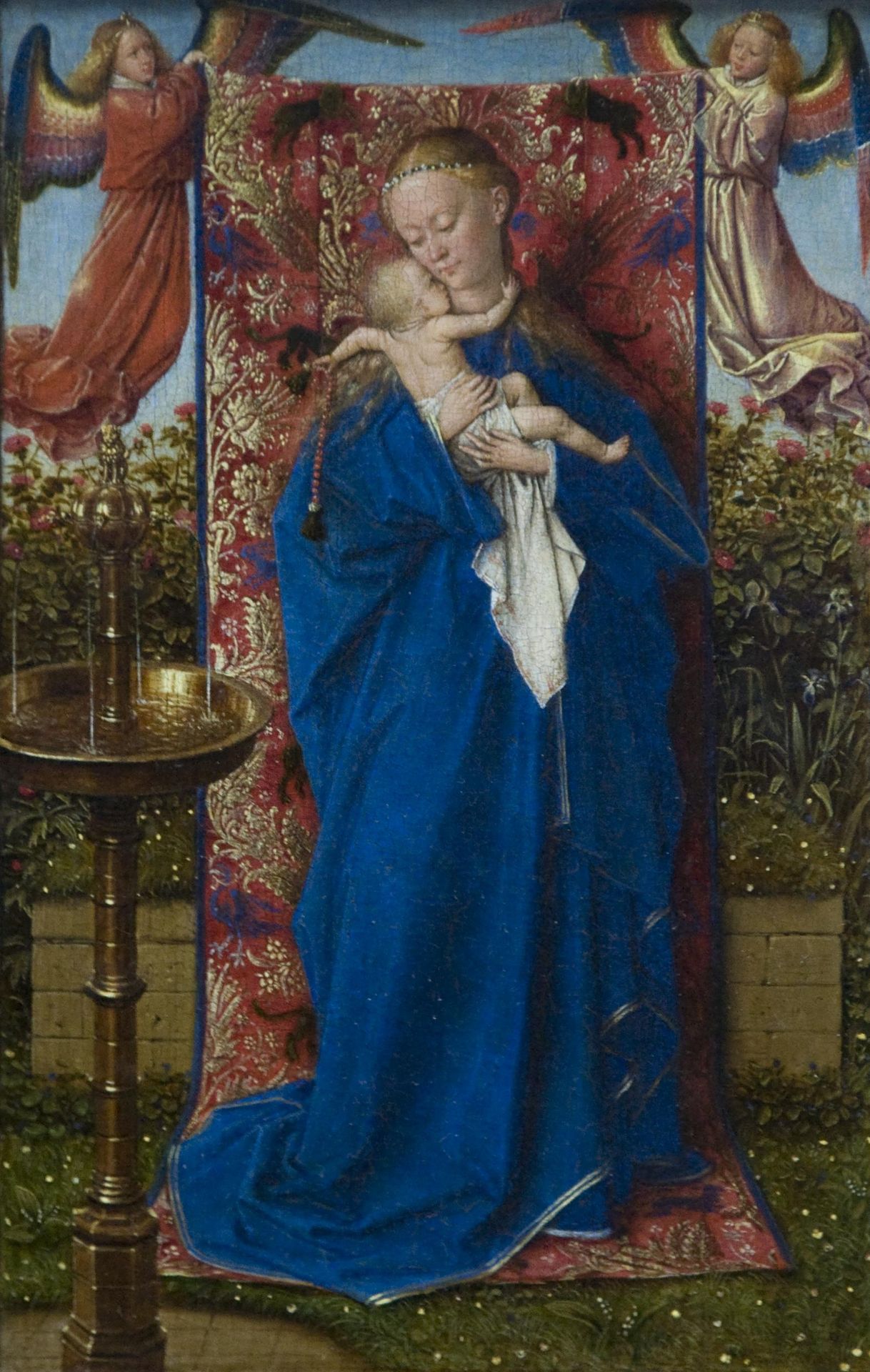 Madonna at the Fountain by Jan van Eyck