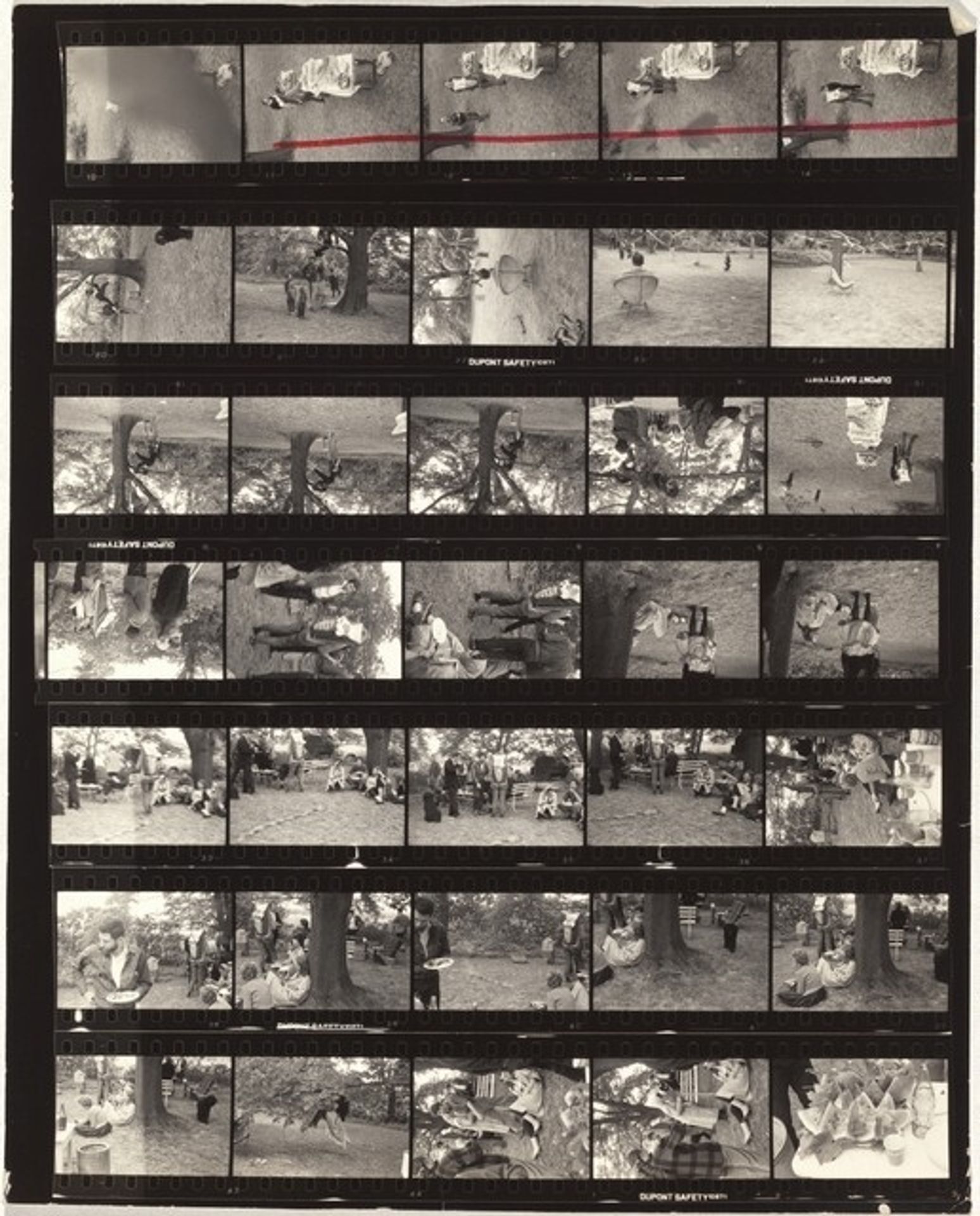 Allan Kaprow's party no number by Robert Frank