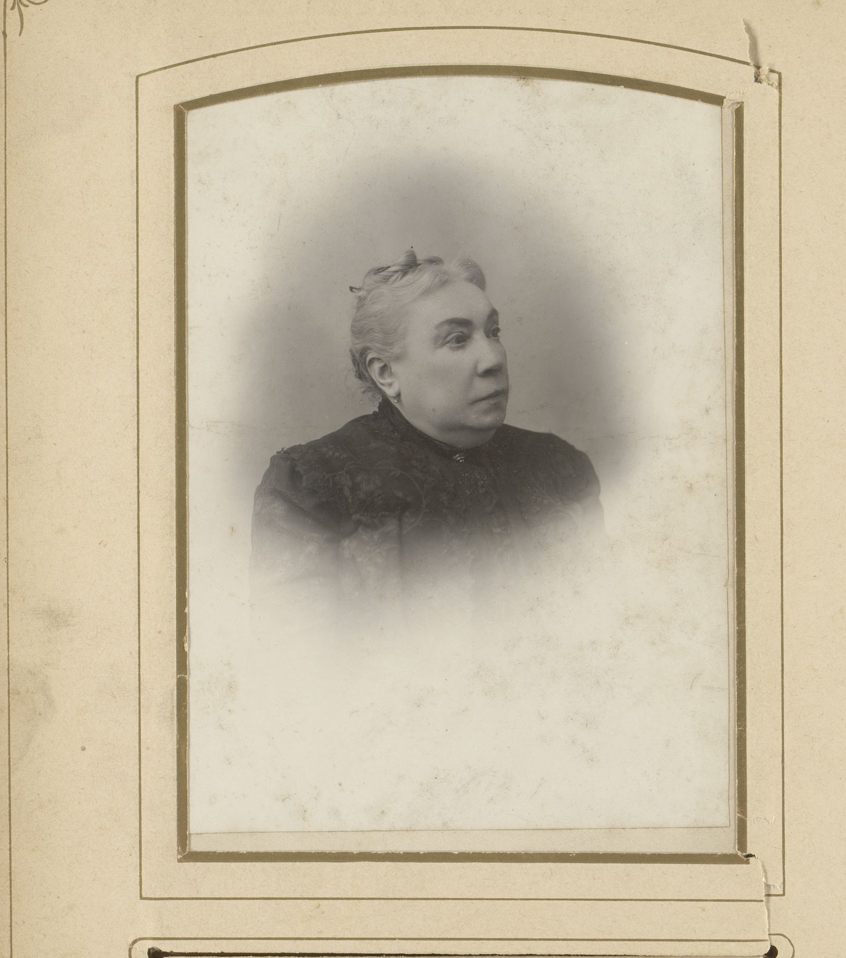 Portret van Wilhelmina Buys-Mossel by Paul Ferdinand Götte