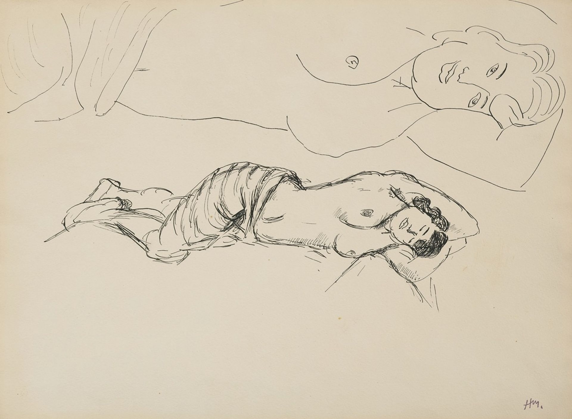 Deux nus allongés by Henri Matisse