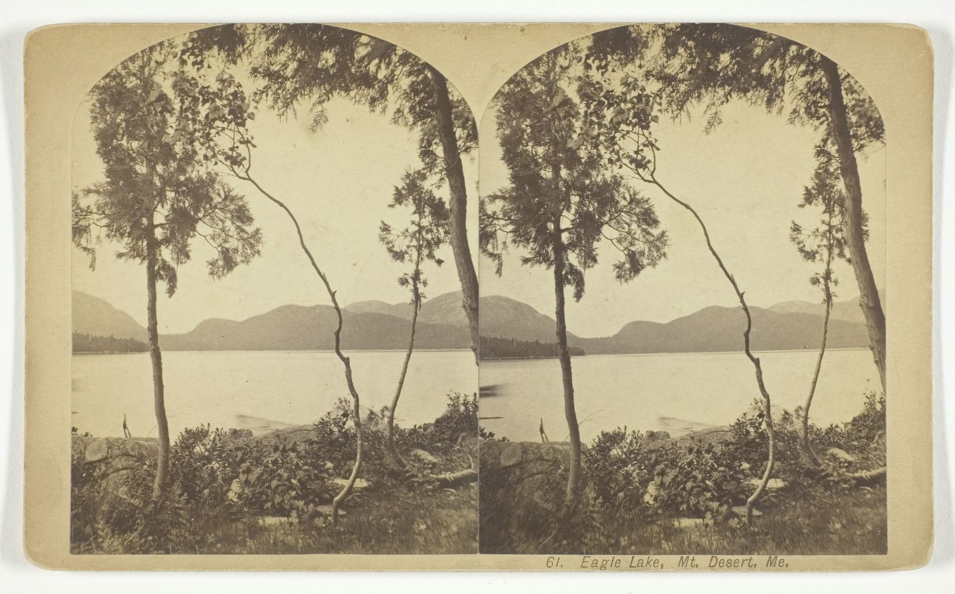 Eagle Lake, Mt. Desert, Me. by B. Bradley