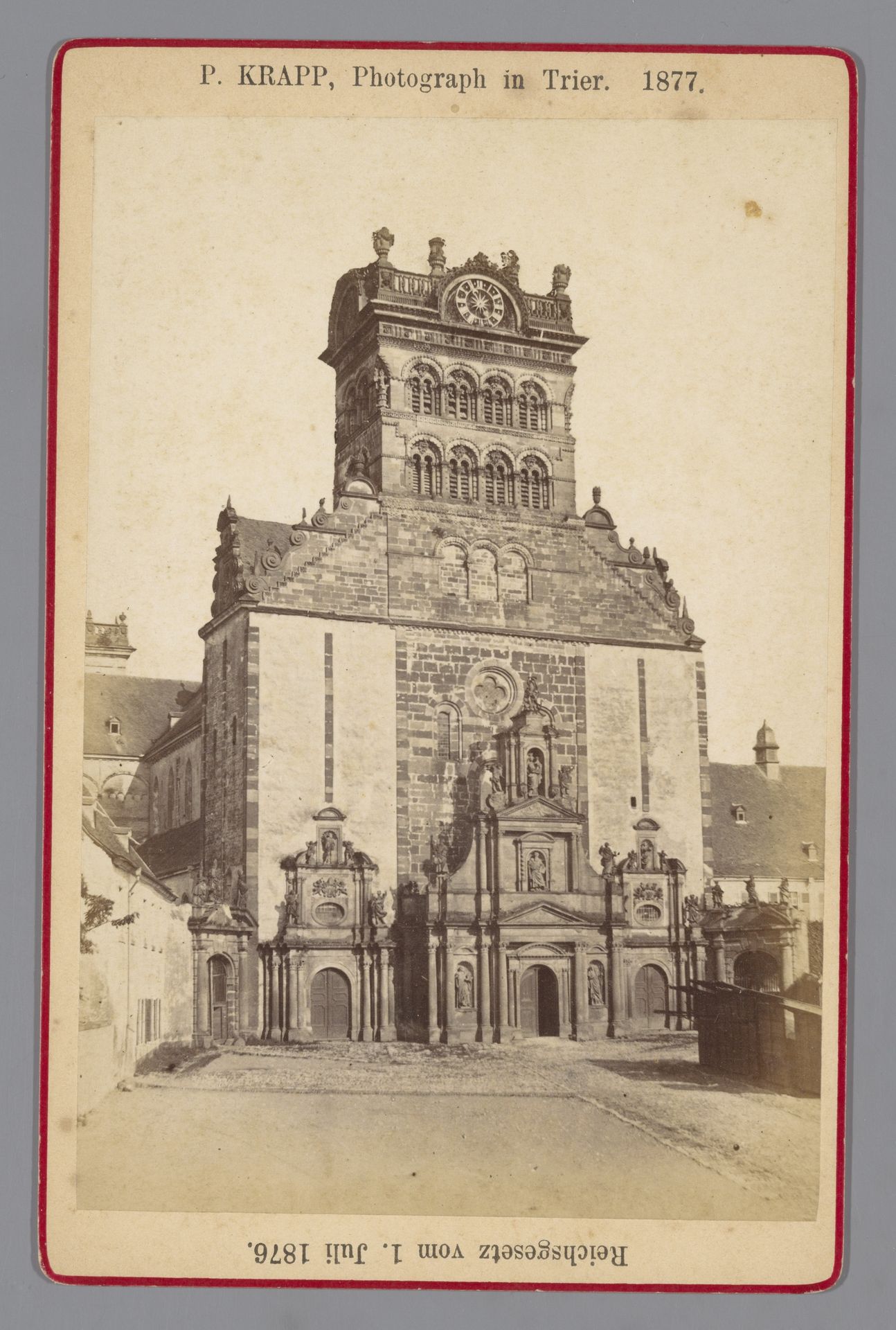 De Sint-Matthiaskerk in Trier by P. Krapp