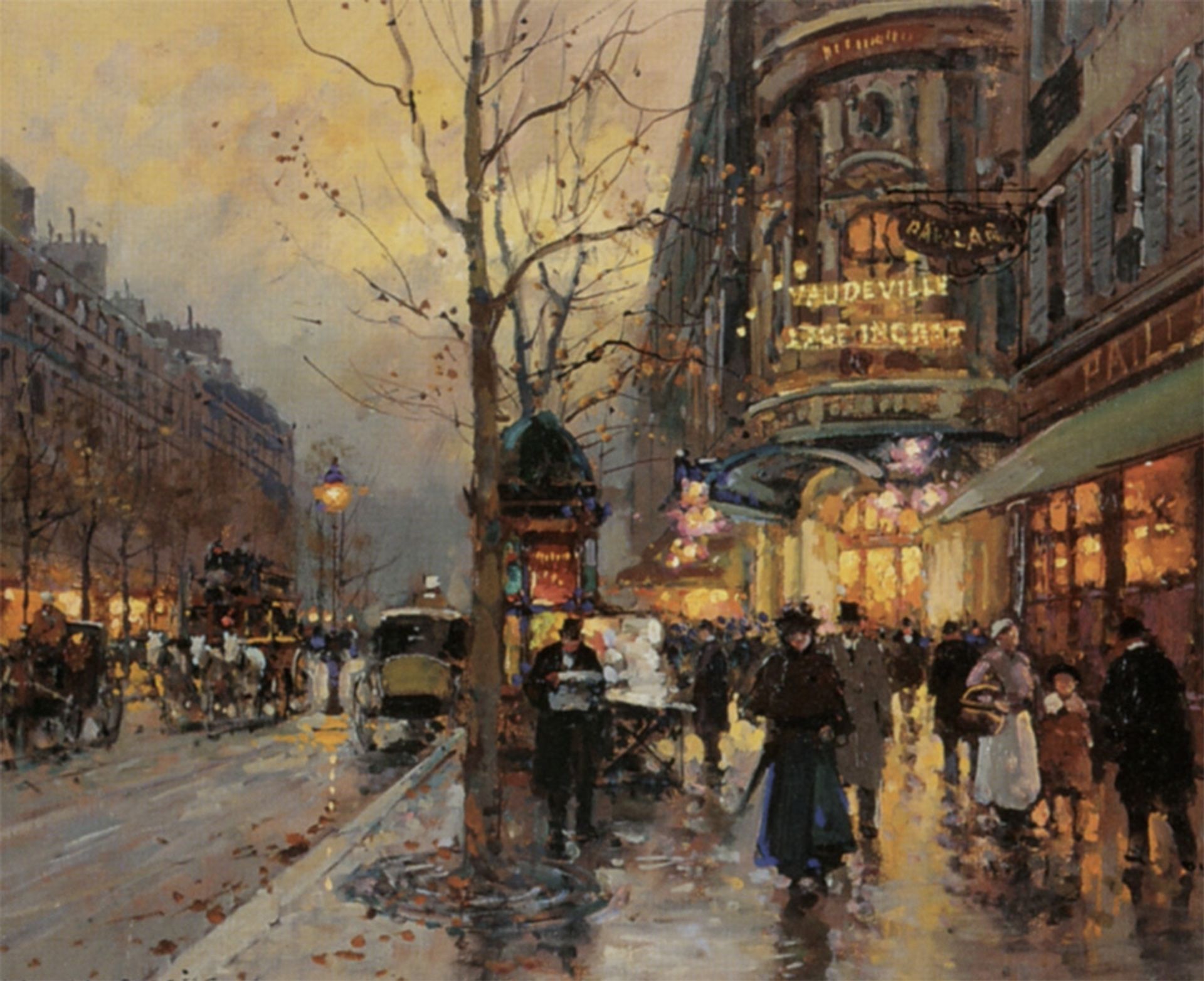 Boulevard des Italians by Edouard Cortes