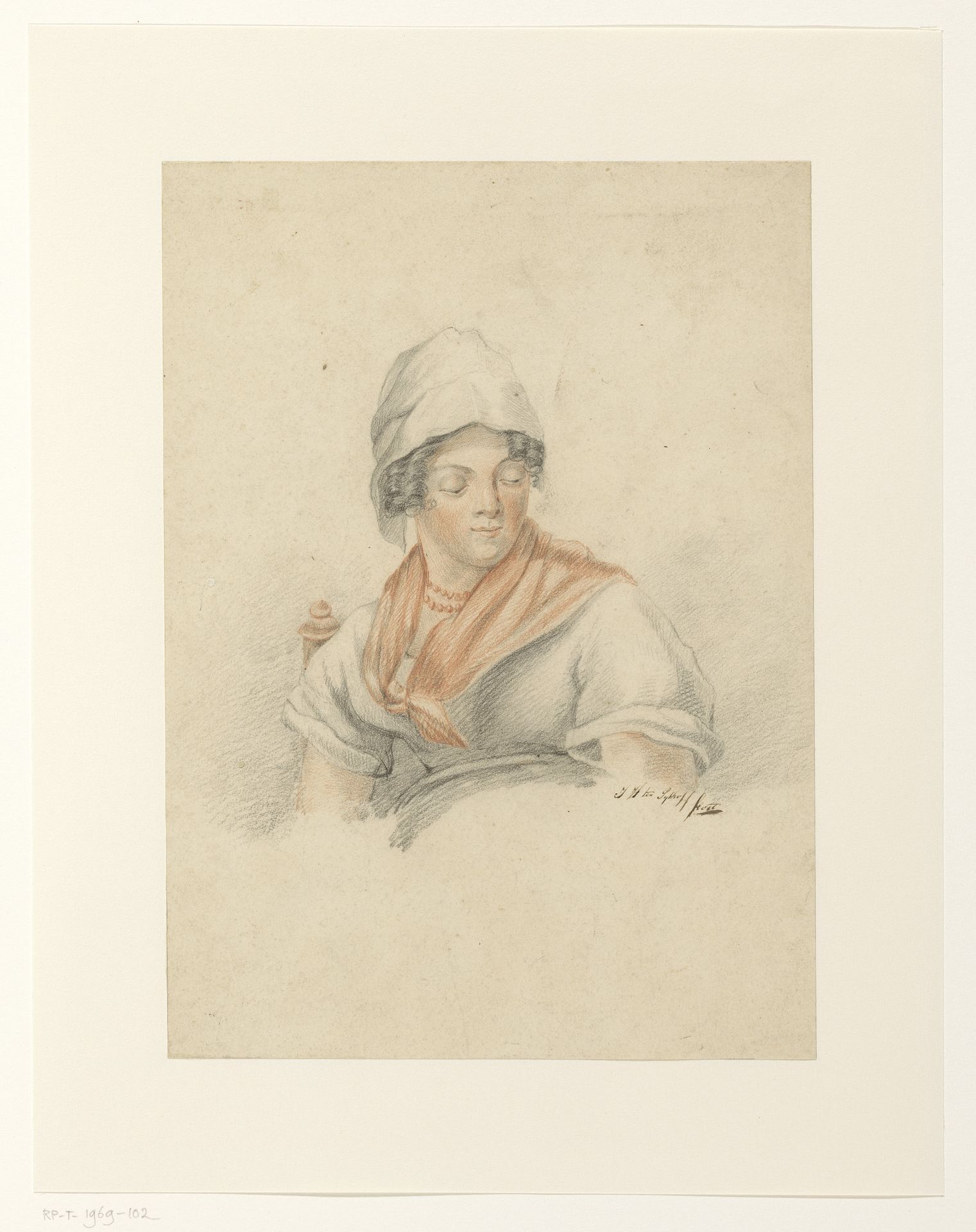 Boerenmeisje by J.H. ten Sijthoff