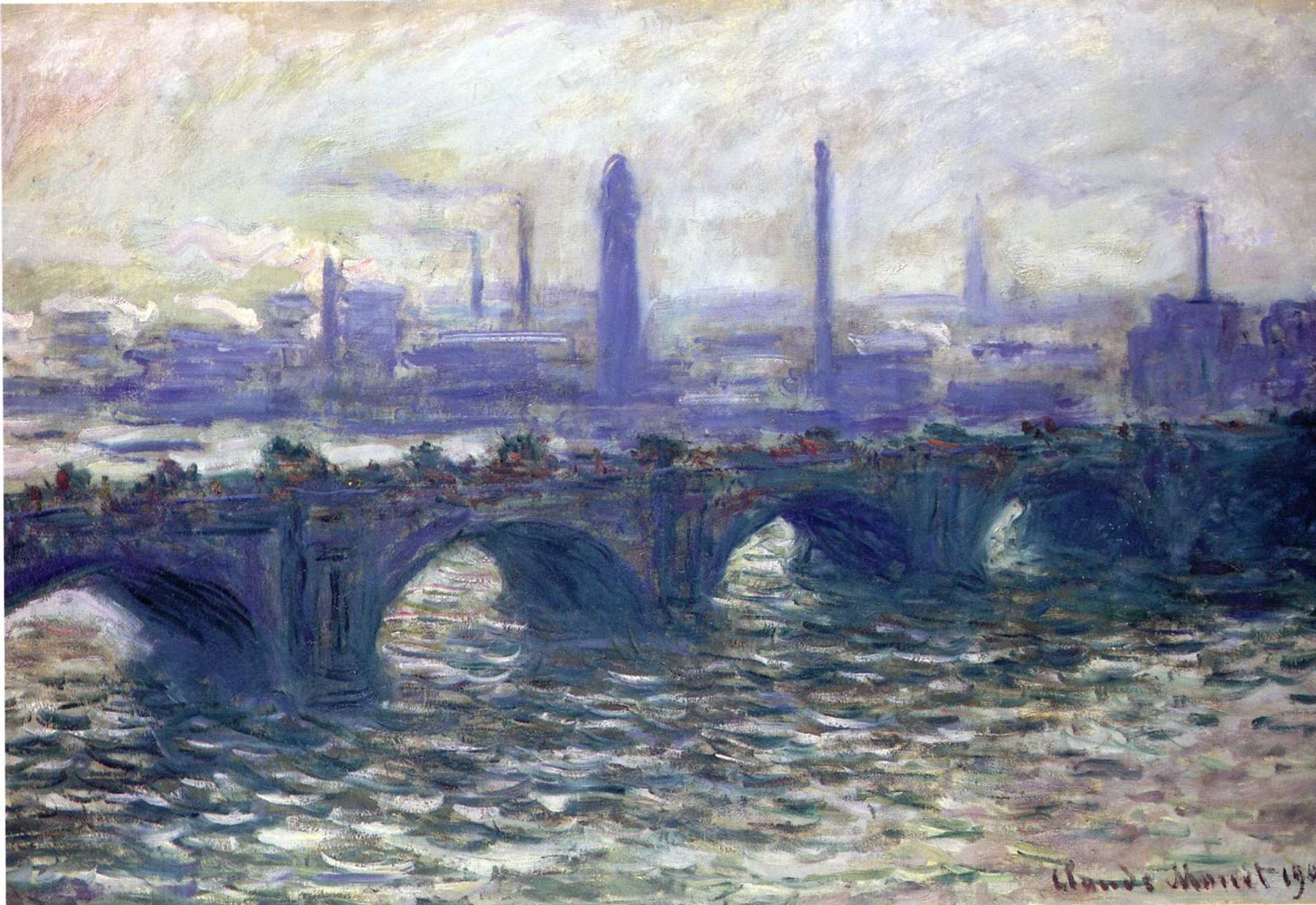 Waterloo Bridge by Claude Monet