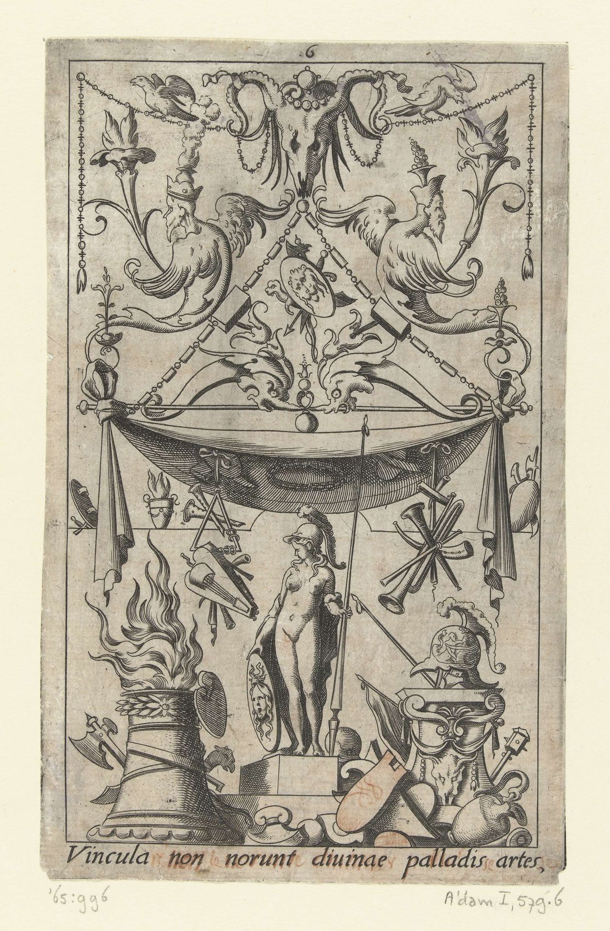Pallas Athene by René Boyvin