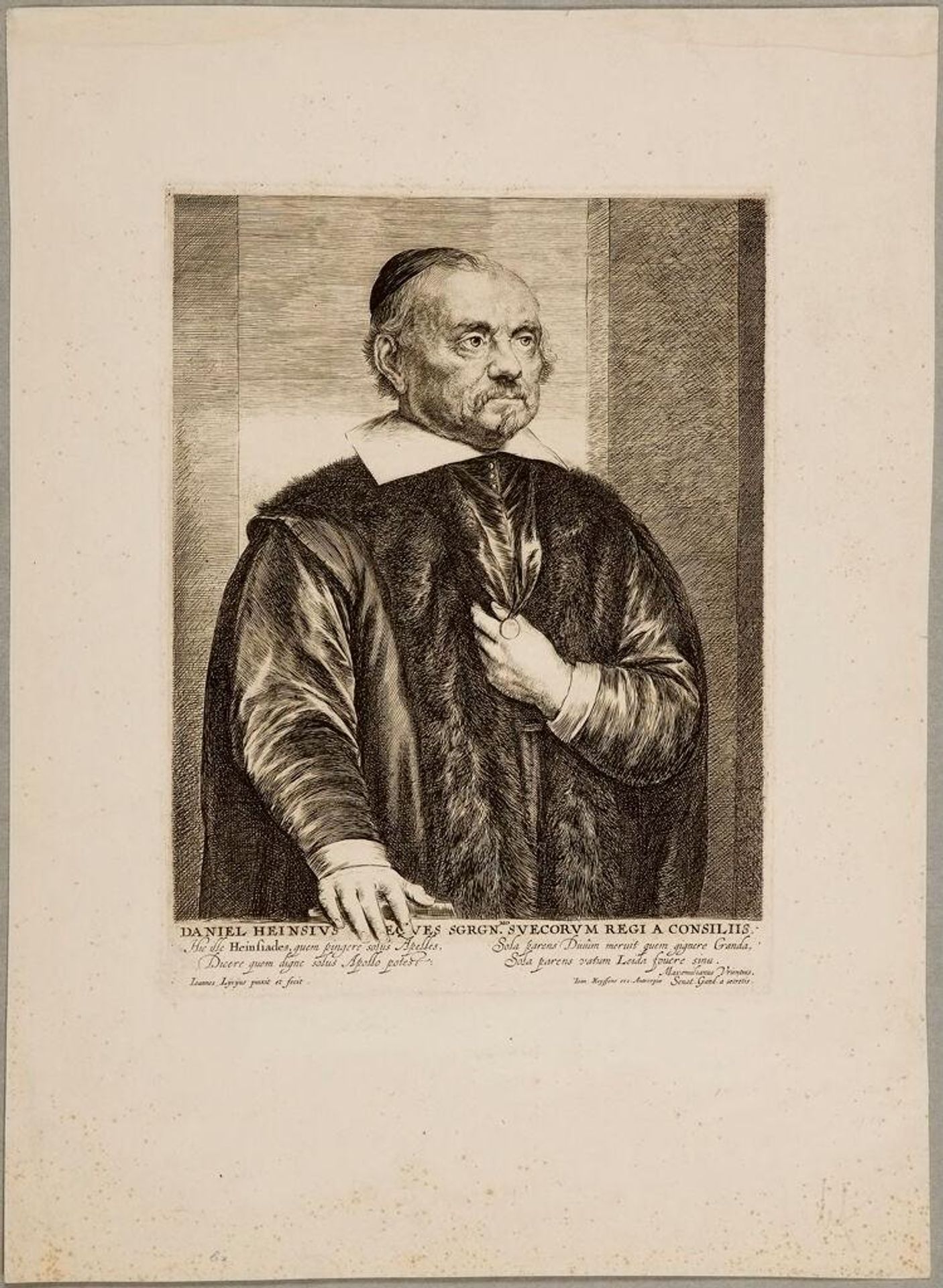 Daniel Heinsius by Jan Lievens