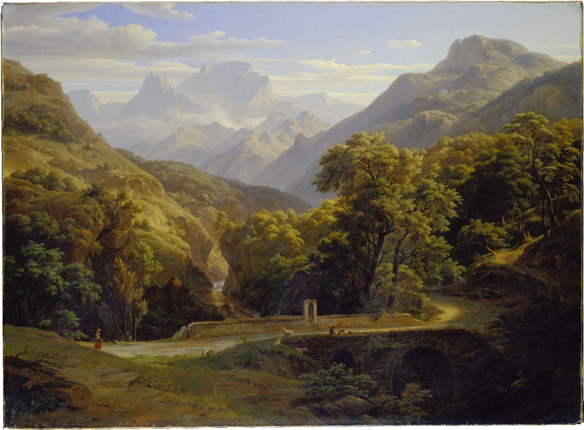 Mountainscape by Ernst Fries