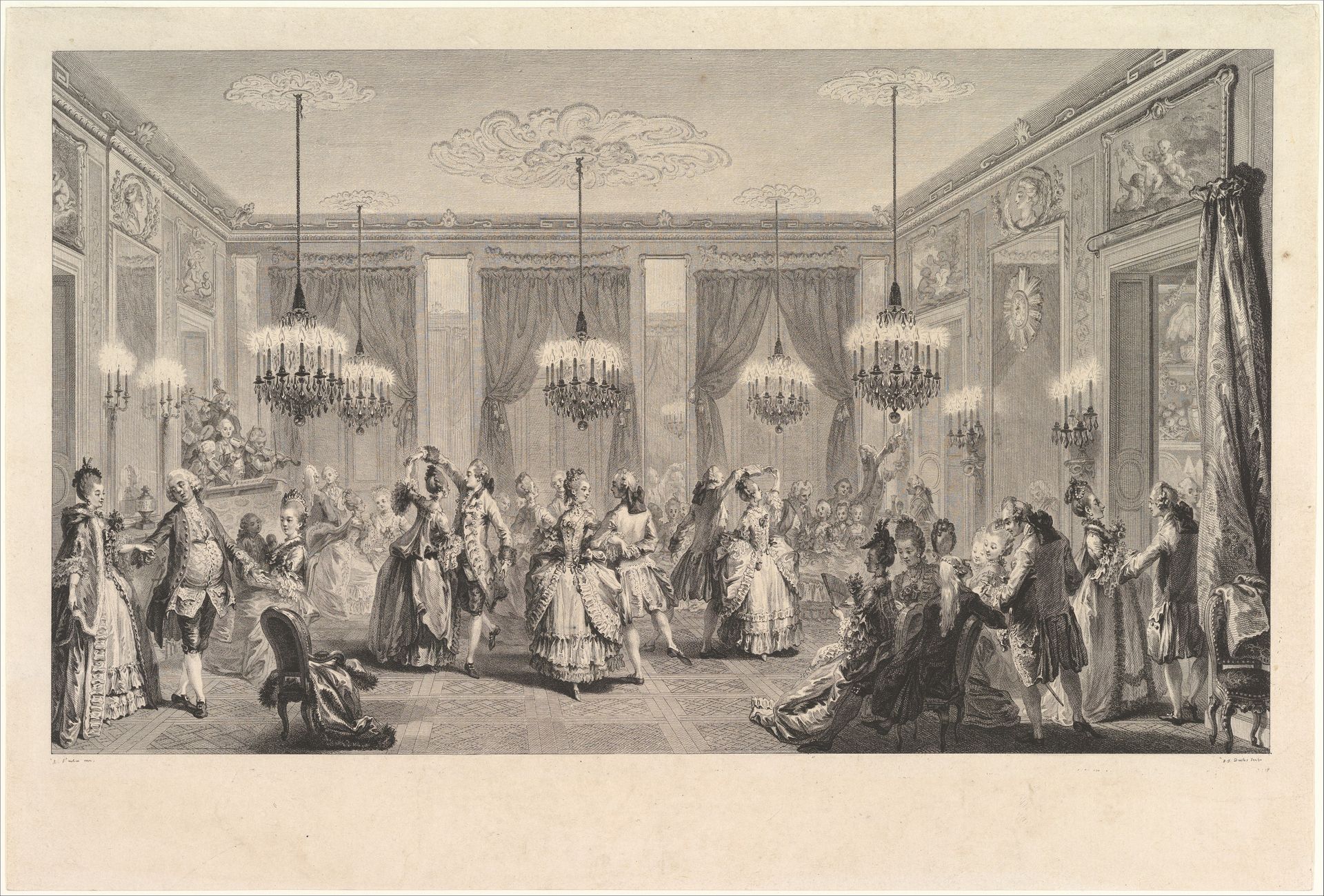 Le Bal Paré by Antoine Jean Duclos