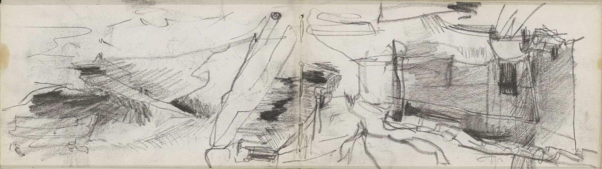 Architectuurstudies by George Hendrik Breitner