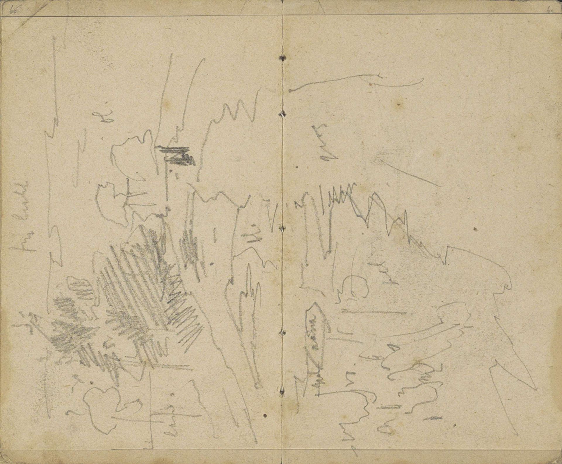 Landschap by George Hendrik Breitner