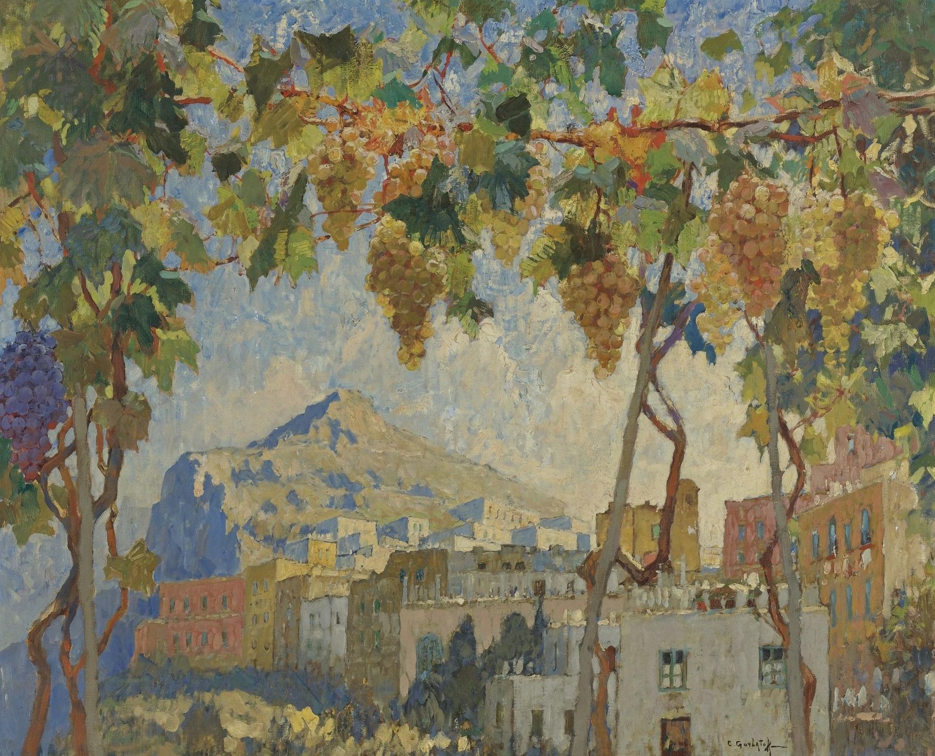 Grapes in Capri by Konstantin Gorbatov