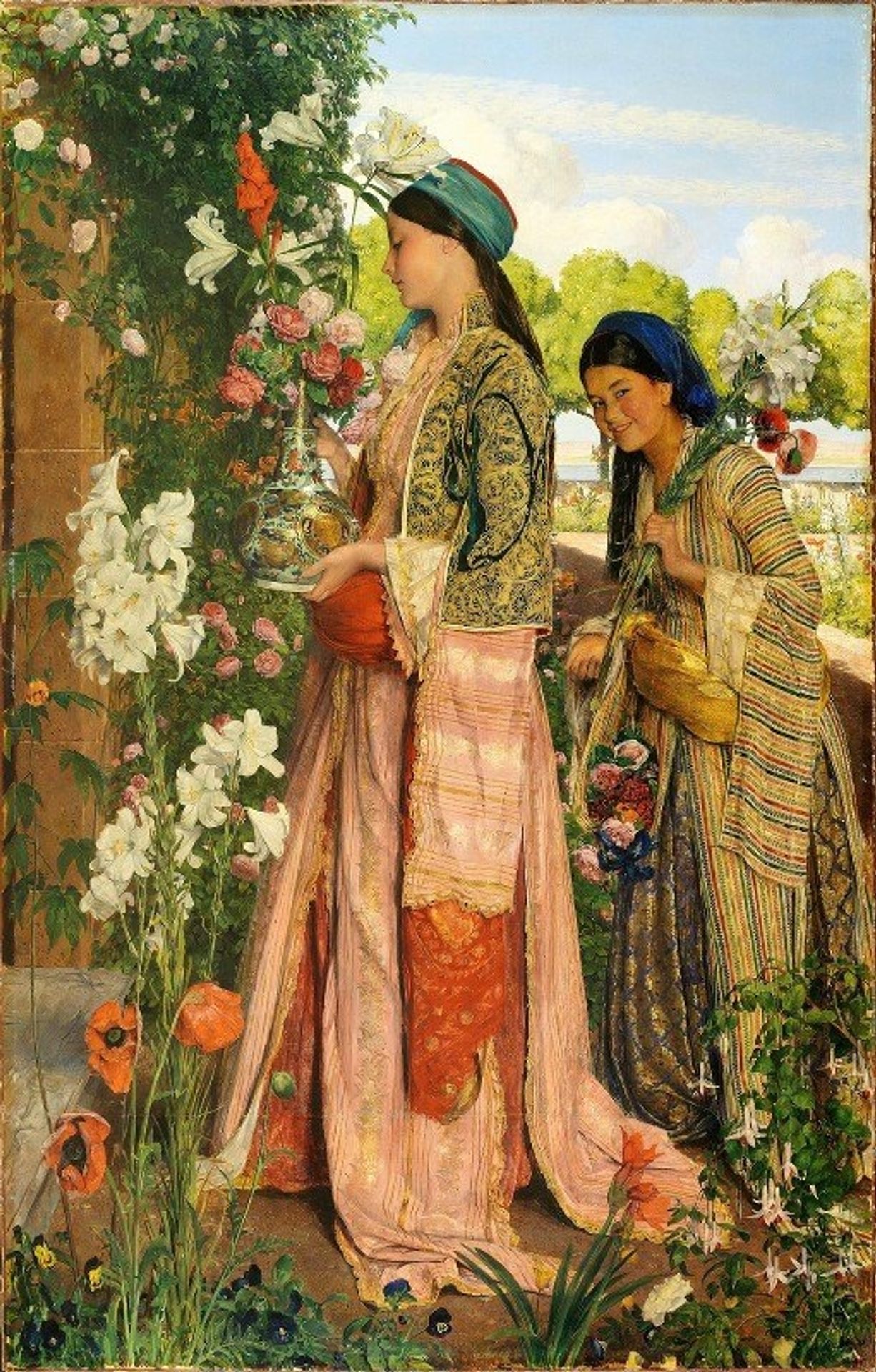 Lilium Auratum by John Frederick Lewis