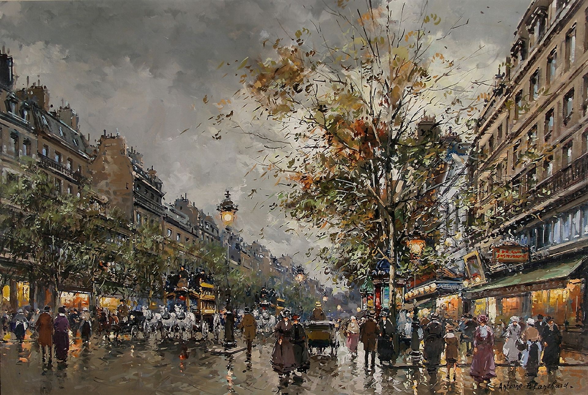 Theatre des Varietes Large by Antoine Blanchard