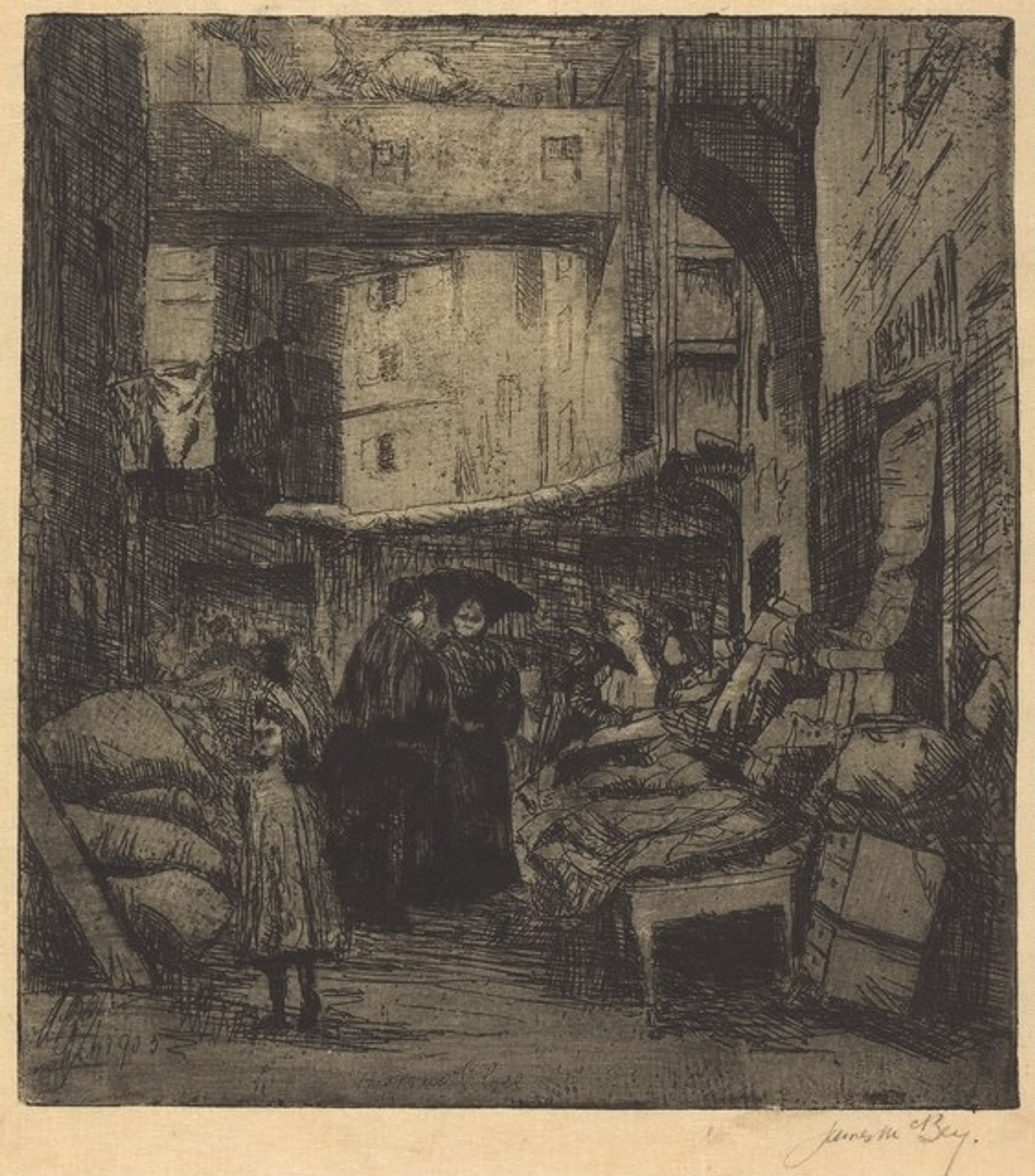 Heron's Close by James McBey