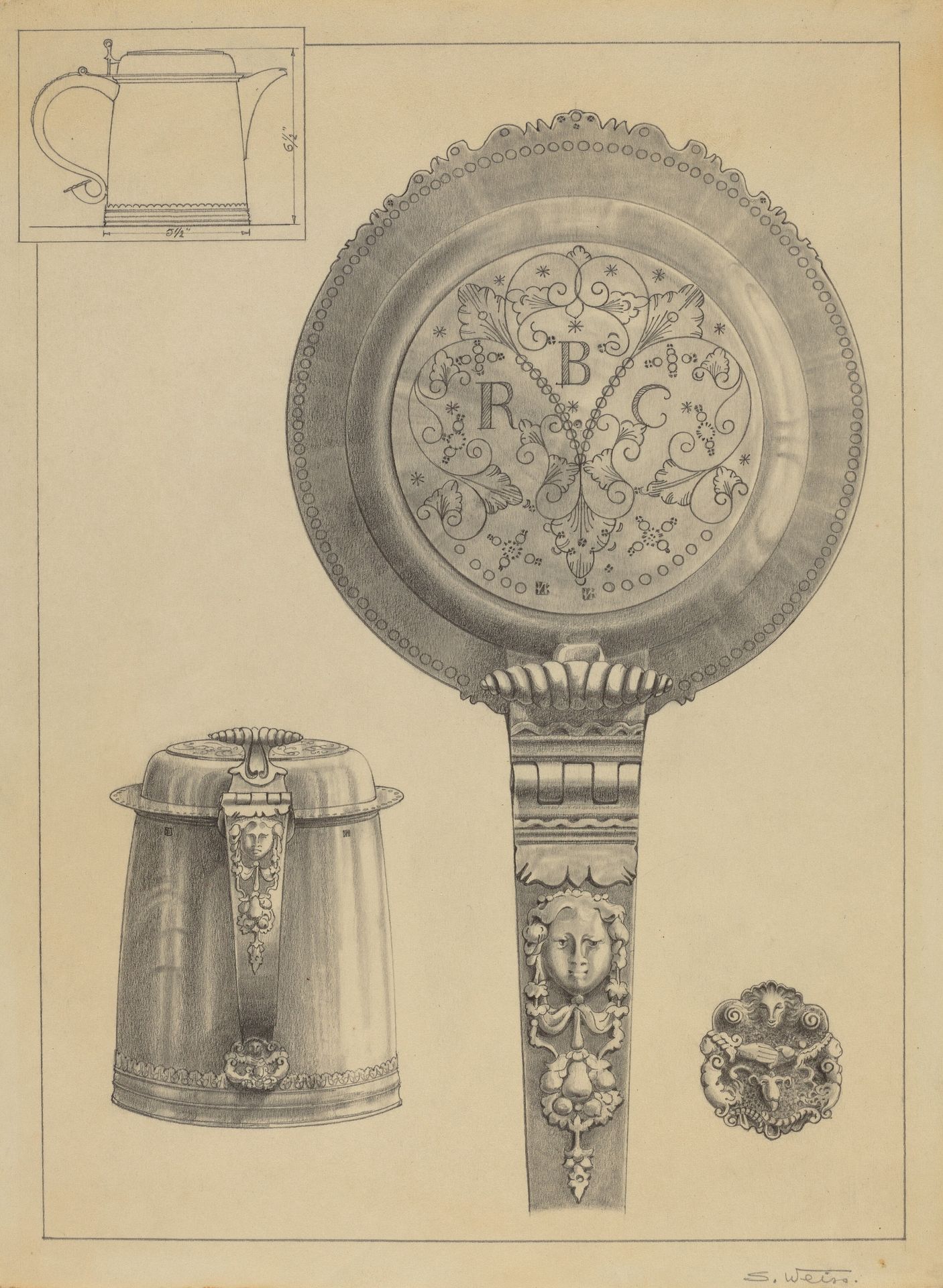 Silver Tankard by Simon Weiss