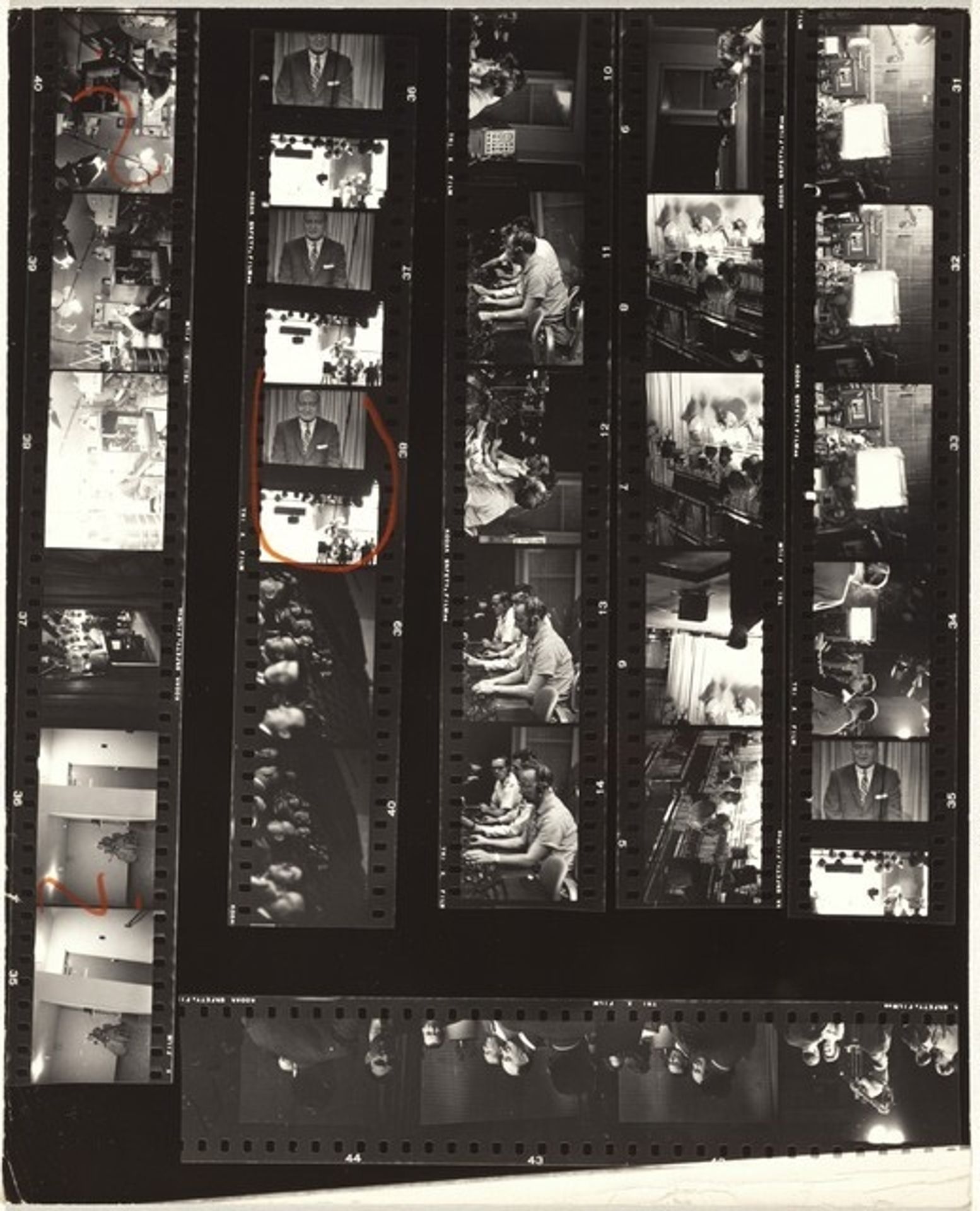 Guggenheim 487--Twentieth Century Fox film studio, Burbank, California by Robert Frank