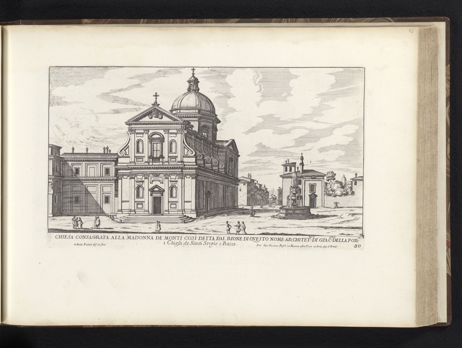 Chiesa di Santa Maria ai Monti te Rome by Giovanni Battista Falda