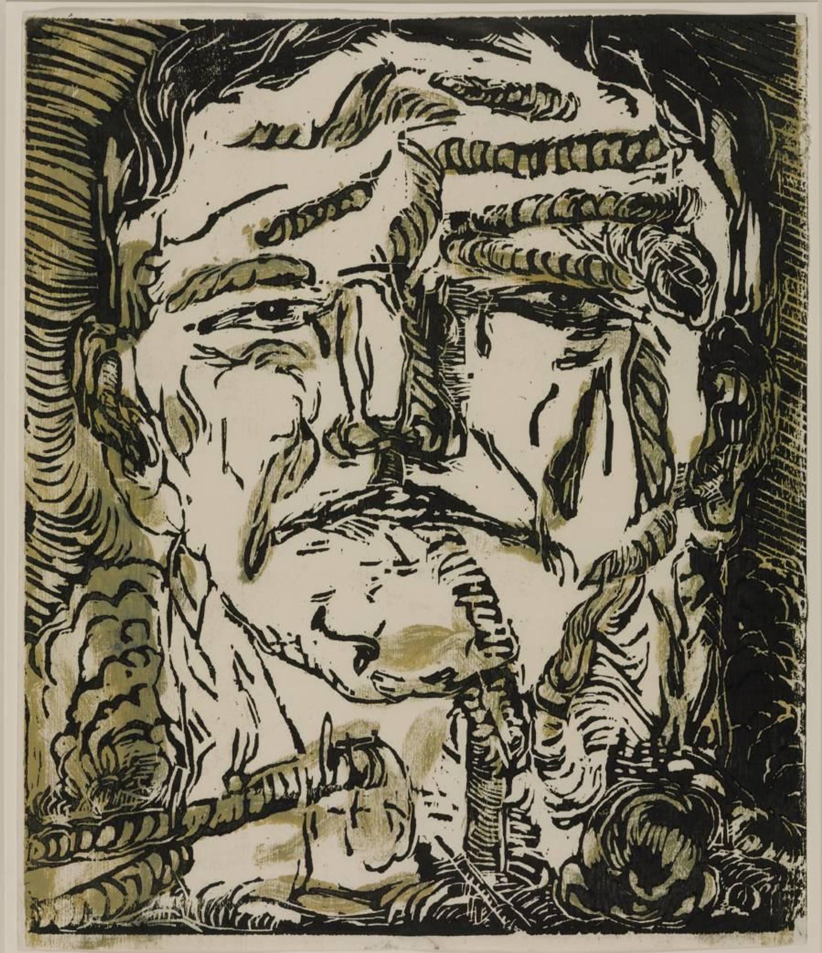 Large Head by Georg Baselitz
