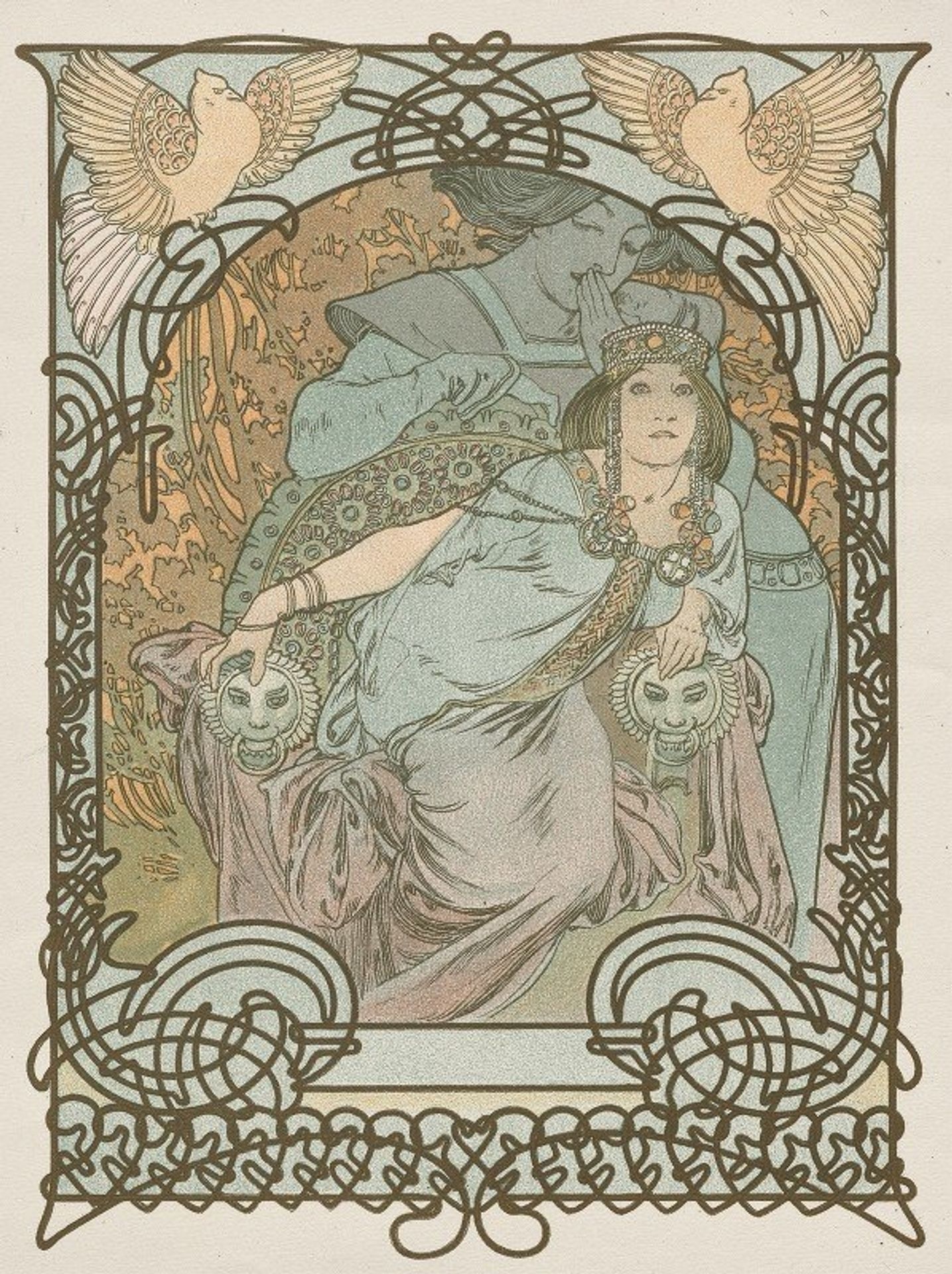 Ilsee, Princesse de Tripoli by Alphonse Mucha